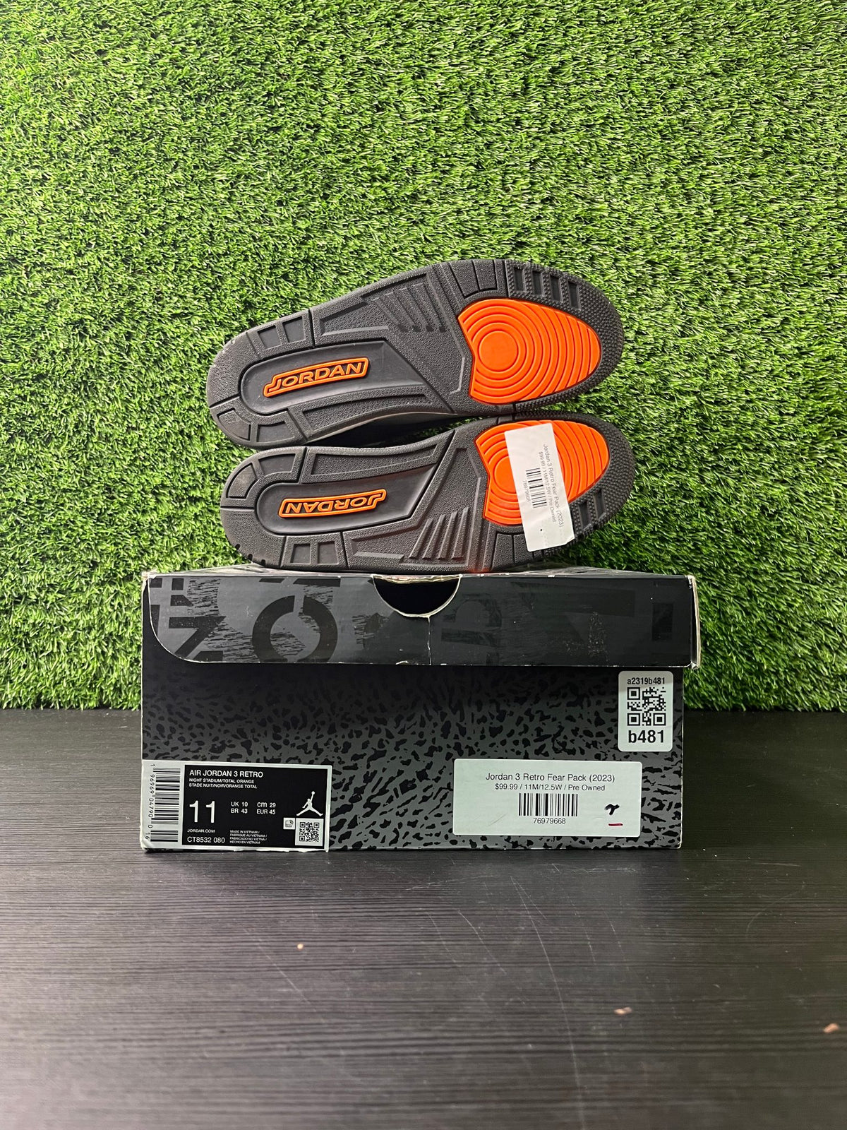 Jordan 3 Retro Fear Pack (2023)