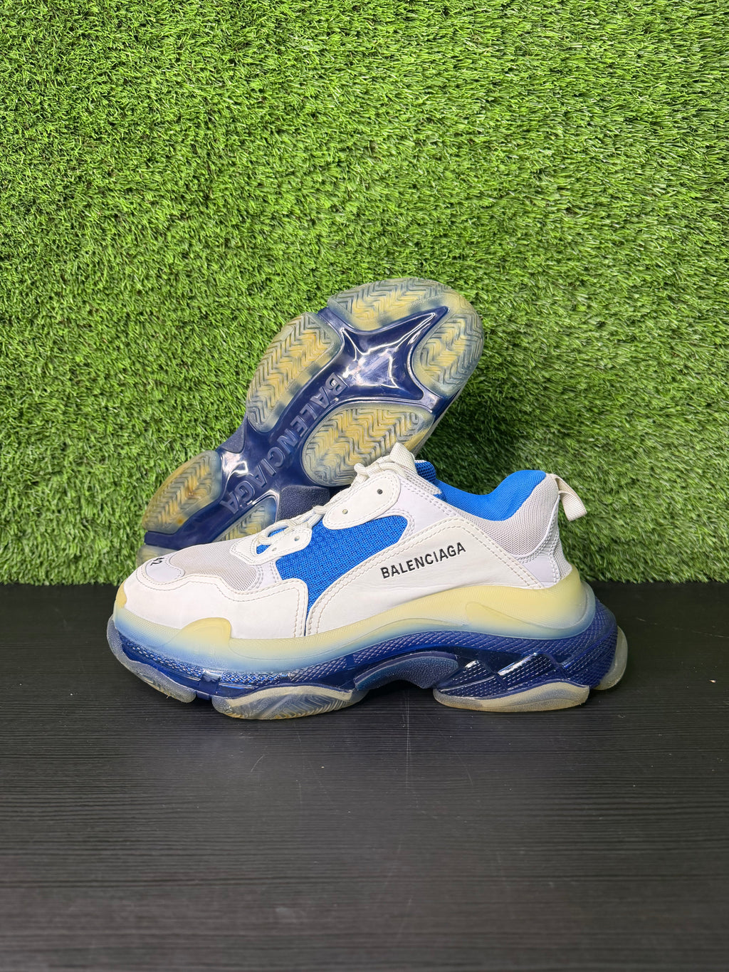 Balenciaga Triple S Sneaker White Blue