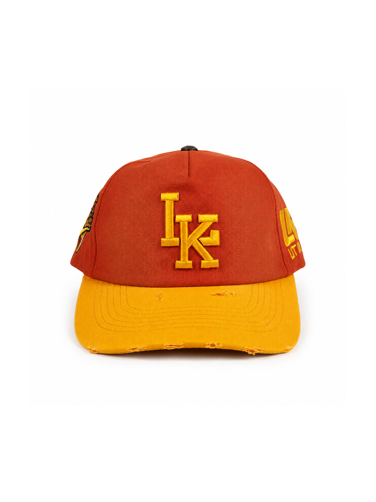 Lit Kicks Washed Logo Snapback Red/Yellow