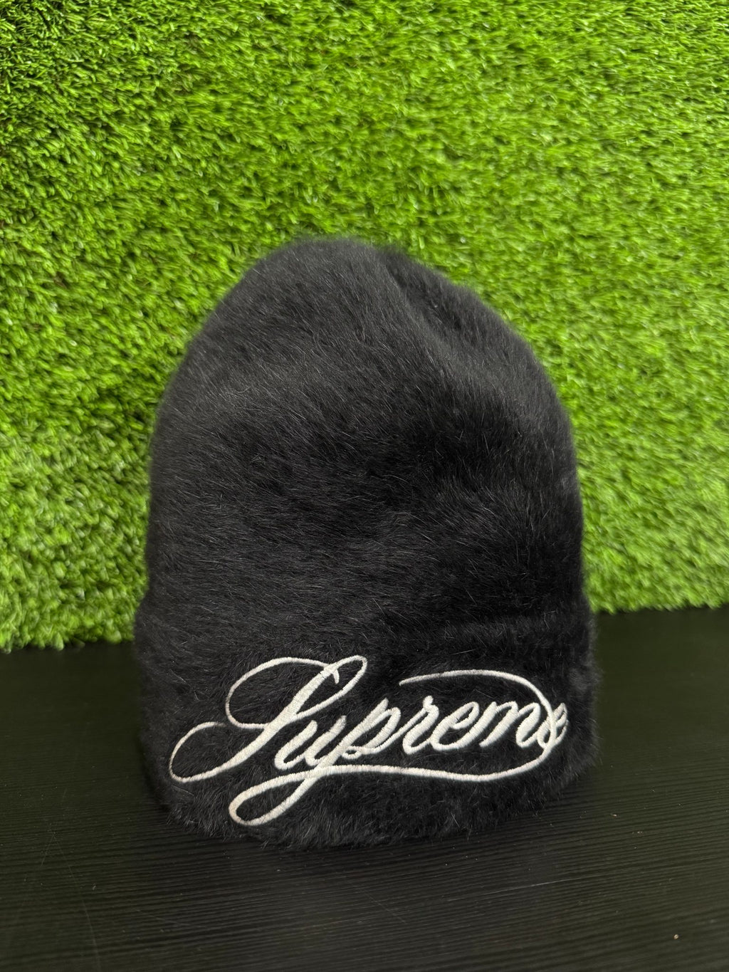 Supreme Kangol Furgora Script Beanie Black