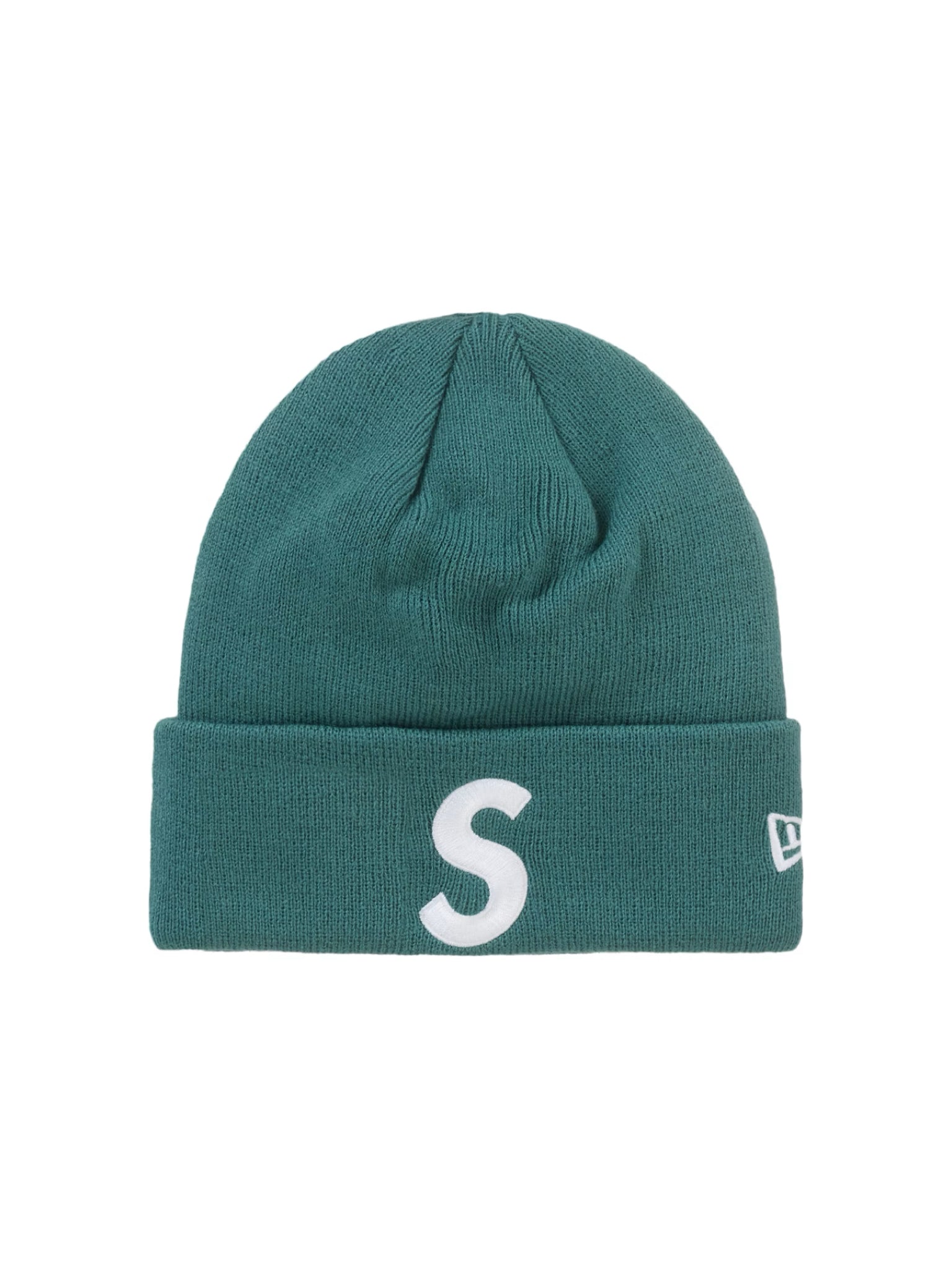 Supreme New Era S Logo Beanie Green