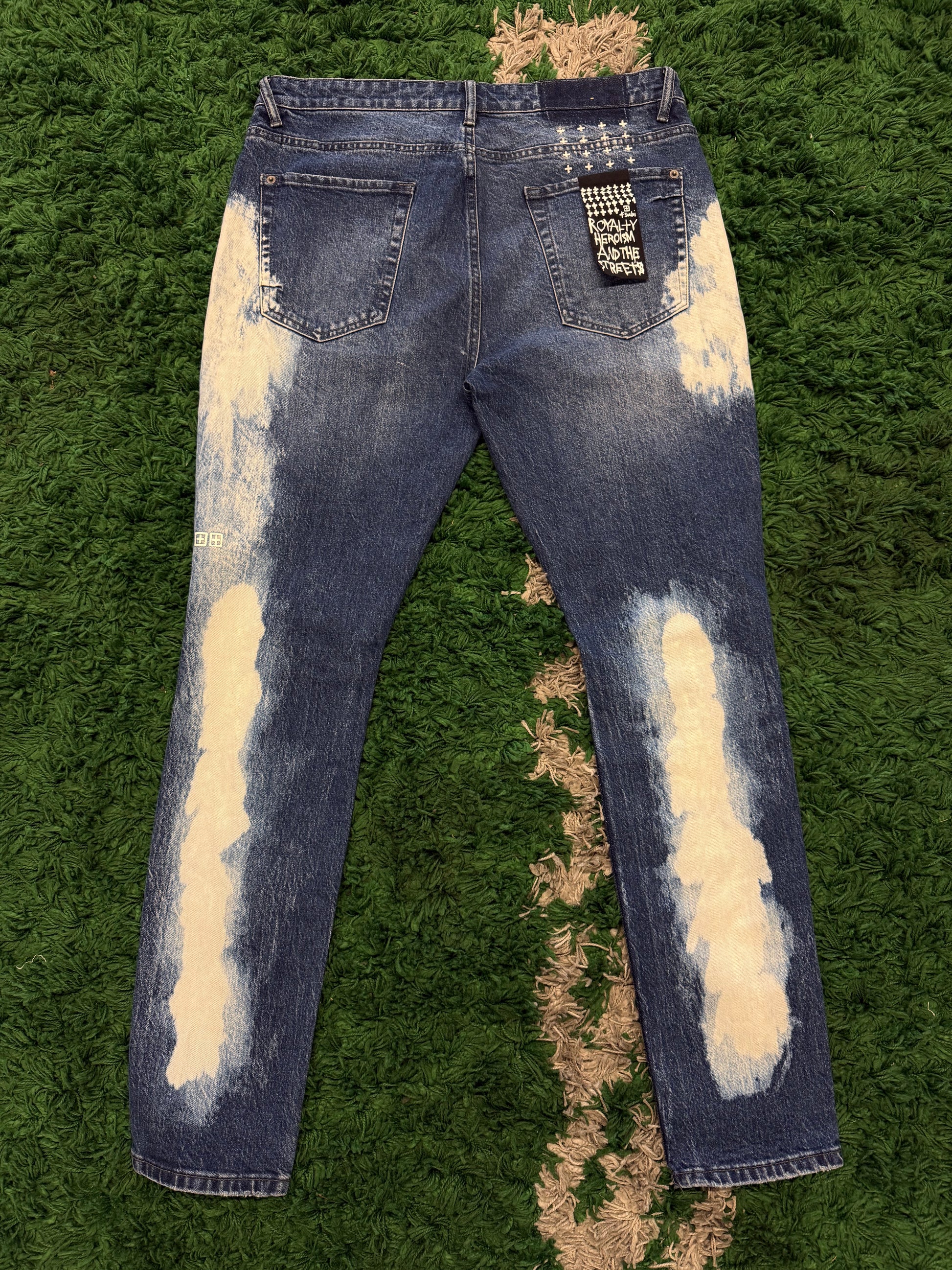 Ksubi Bleach Wash Blue Denim