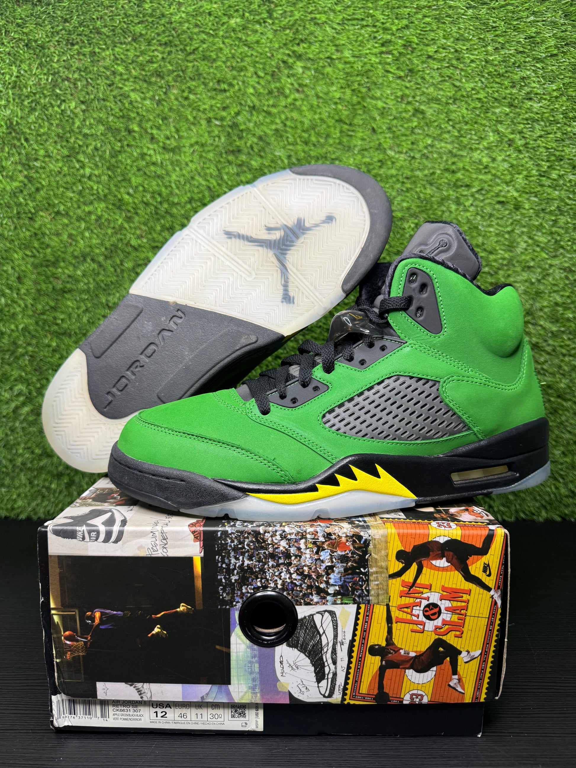 Jordan retro 5 Oregon