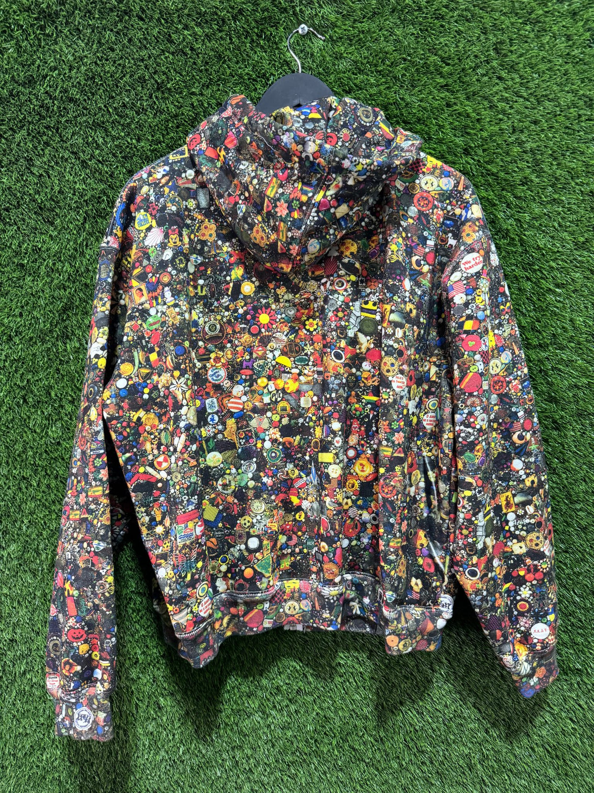 Supreme Mike Kelley Zip Up Hooded Sweatshirt Multicolor