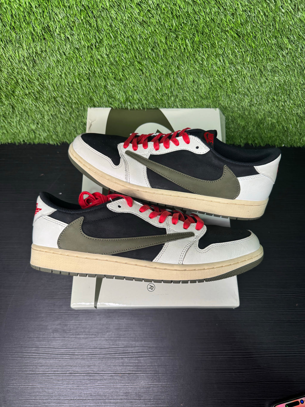 Jordan 1 Retro Low OG SP Travis Scott Olive (Women's)