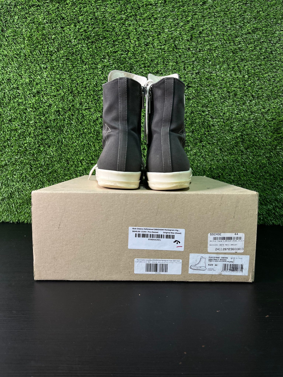 Rick Owens Hollywood DRKSHDW Pentagram High Dark Dust