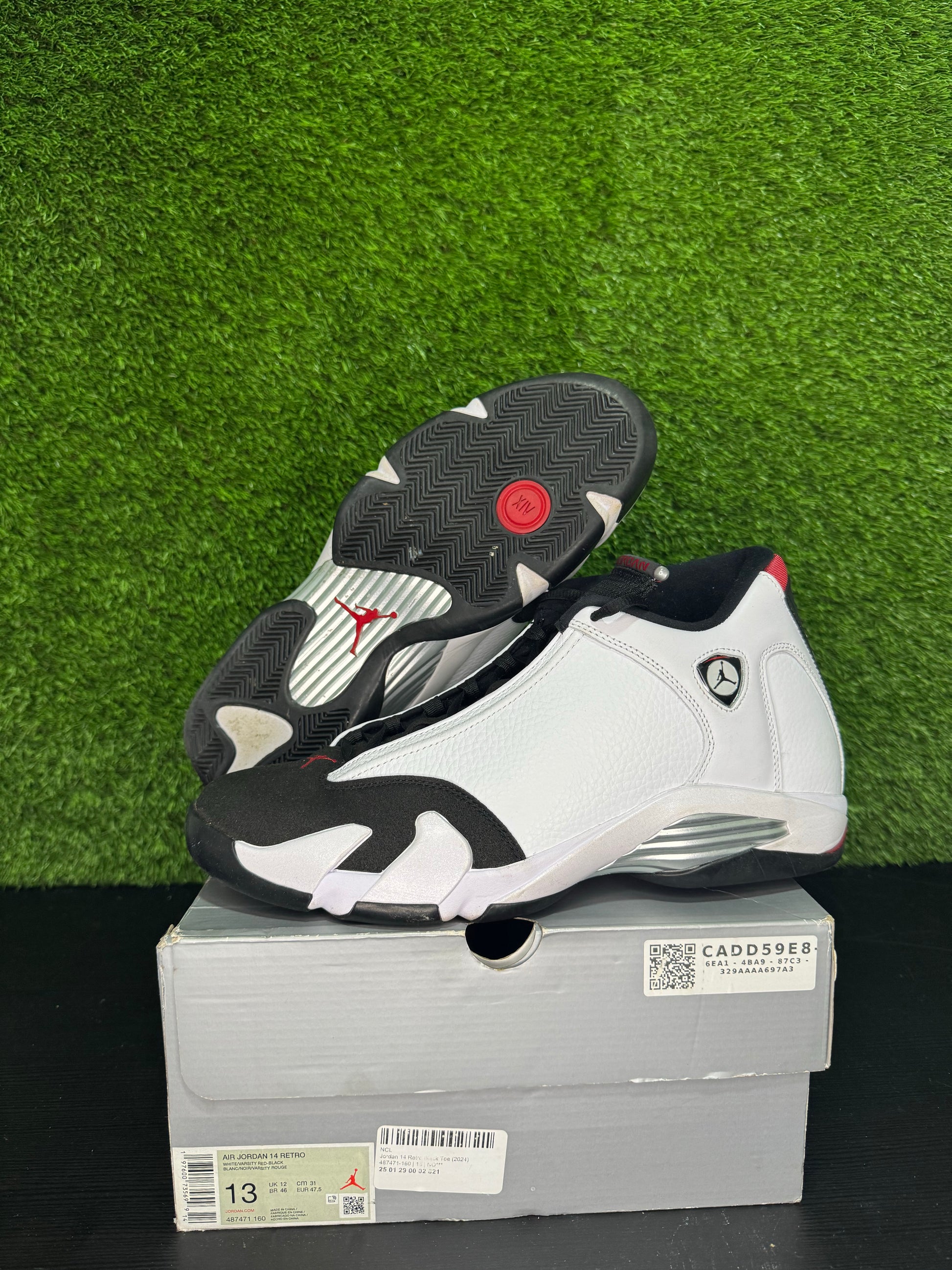 Jordan 14 Retro Black Toe (2024)