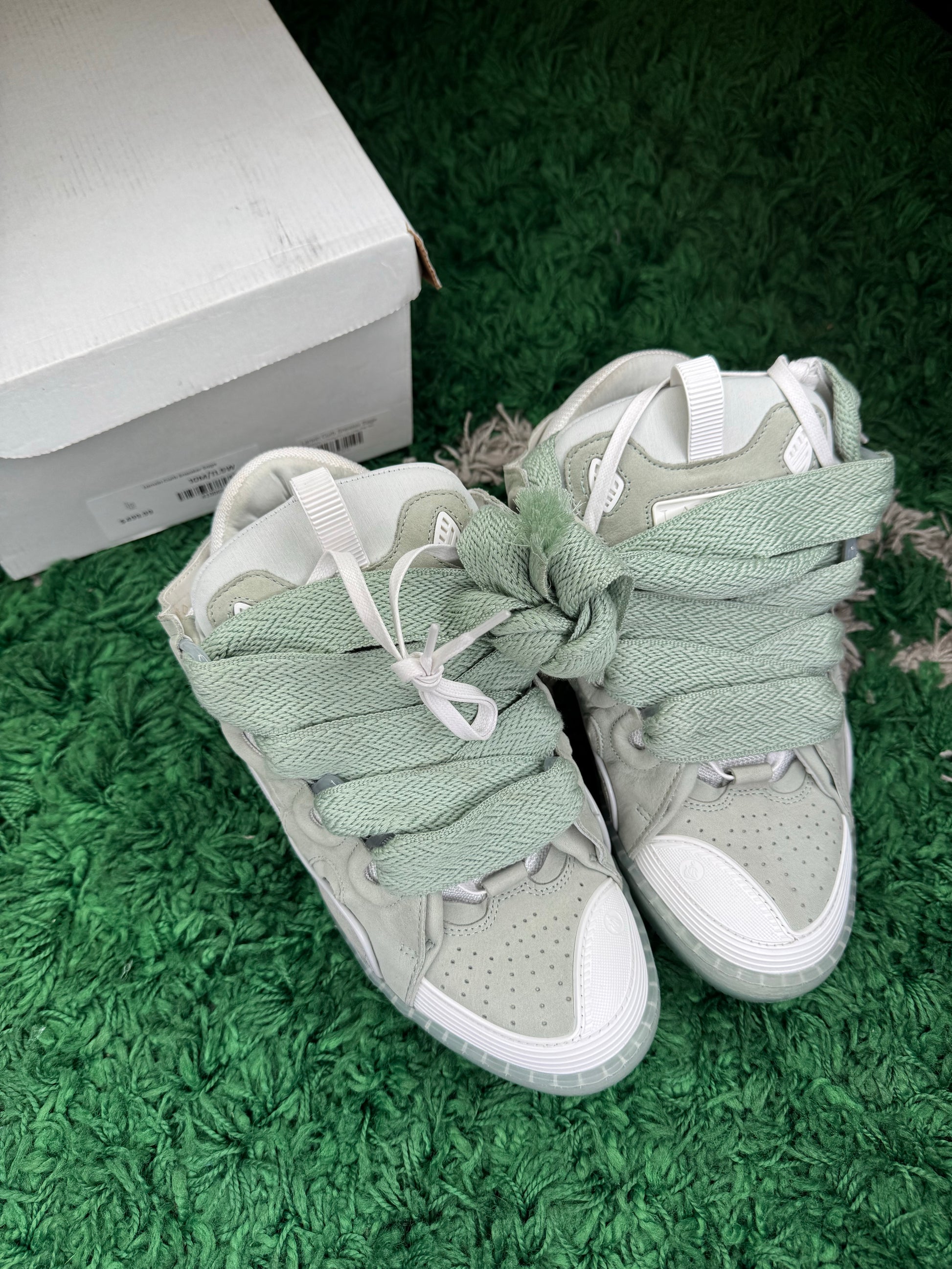 Lanvin curb sneaker light jade