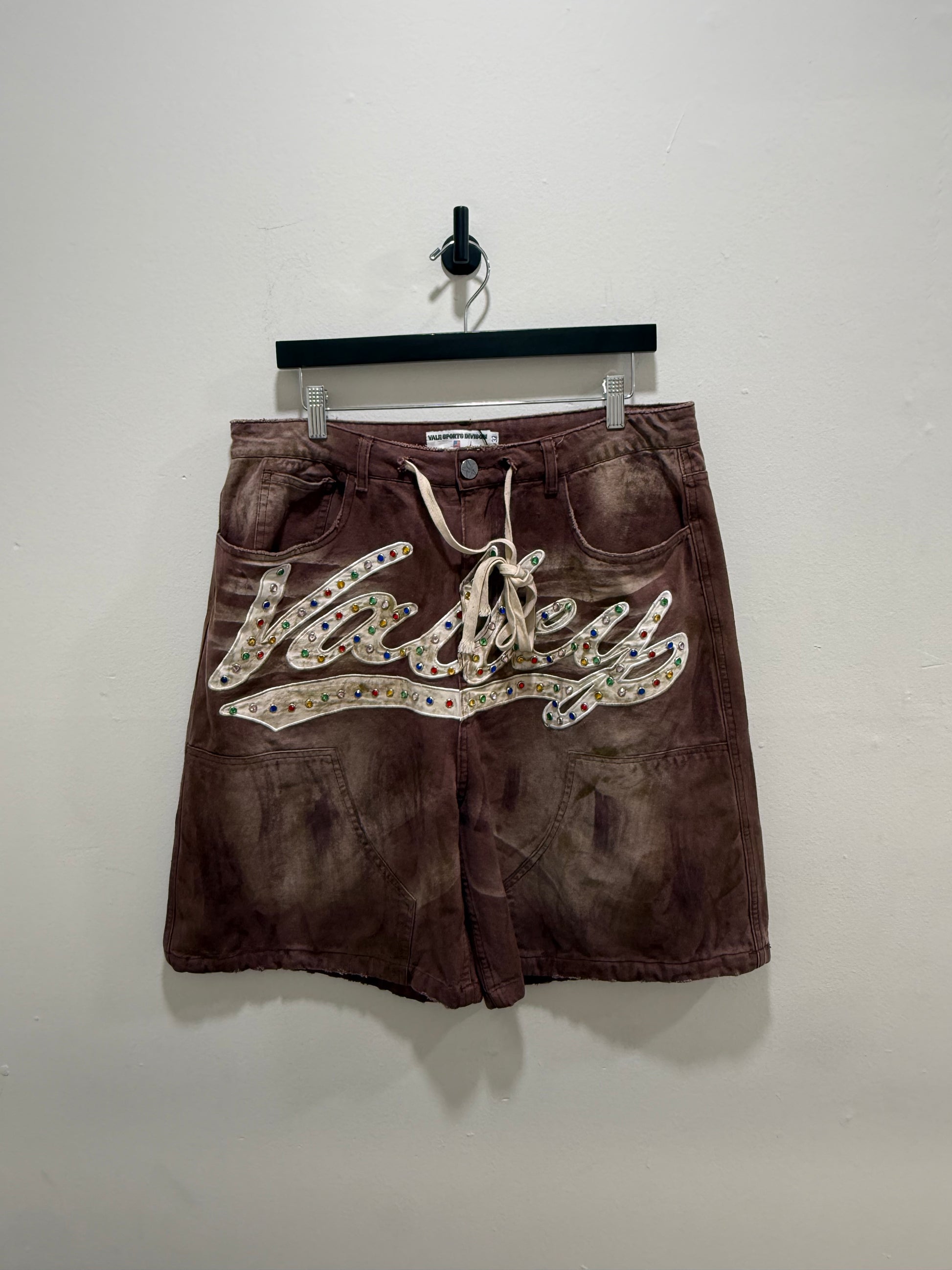 Vale Forever M&M Jorts Brown