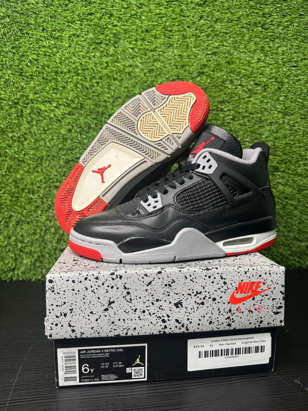Jordan Retro 4 Bred reimagined