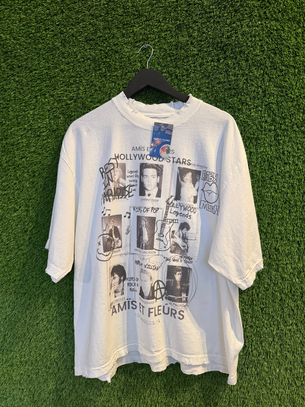 AMIS ET FLUERS "HOLLYWOOD STARS" TEE