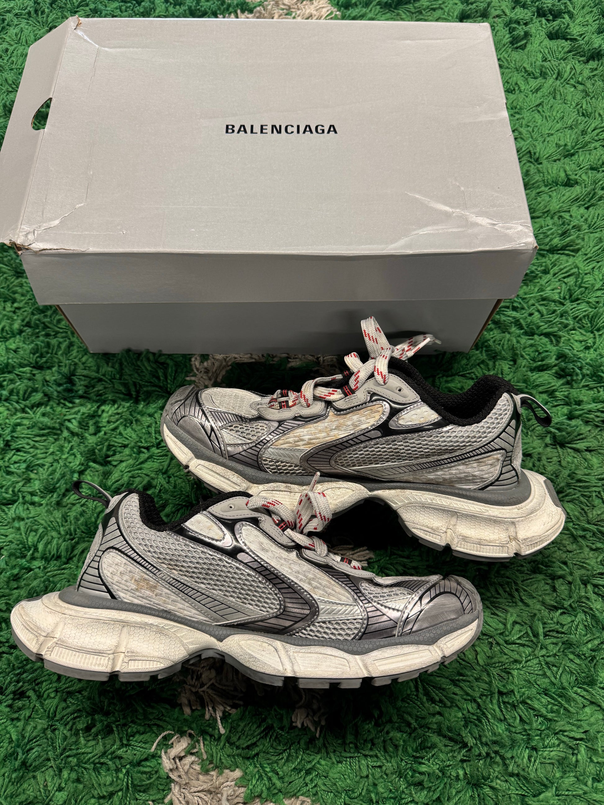 Balenciaga 3XL white|grey|red