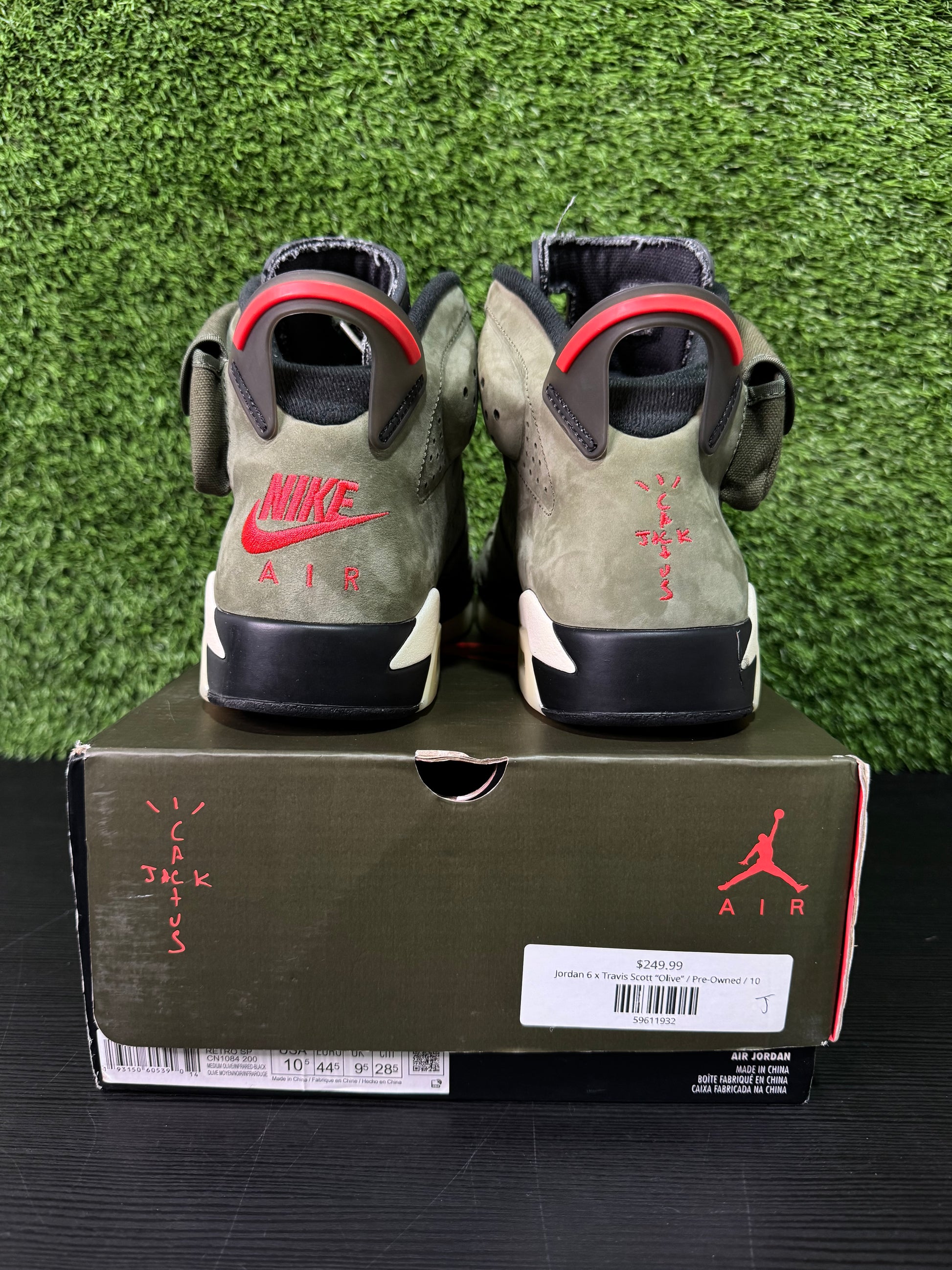 Jordan 6 Travis Scott Olive