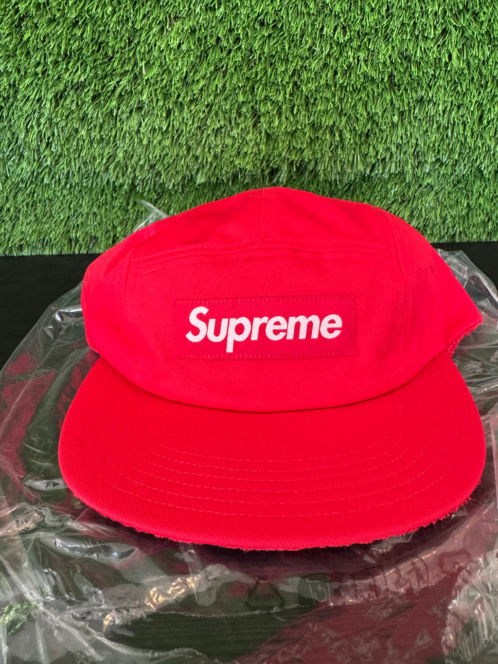 Supreme Reversible Terry Camp Cap Red
