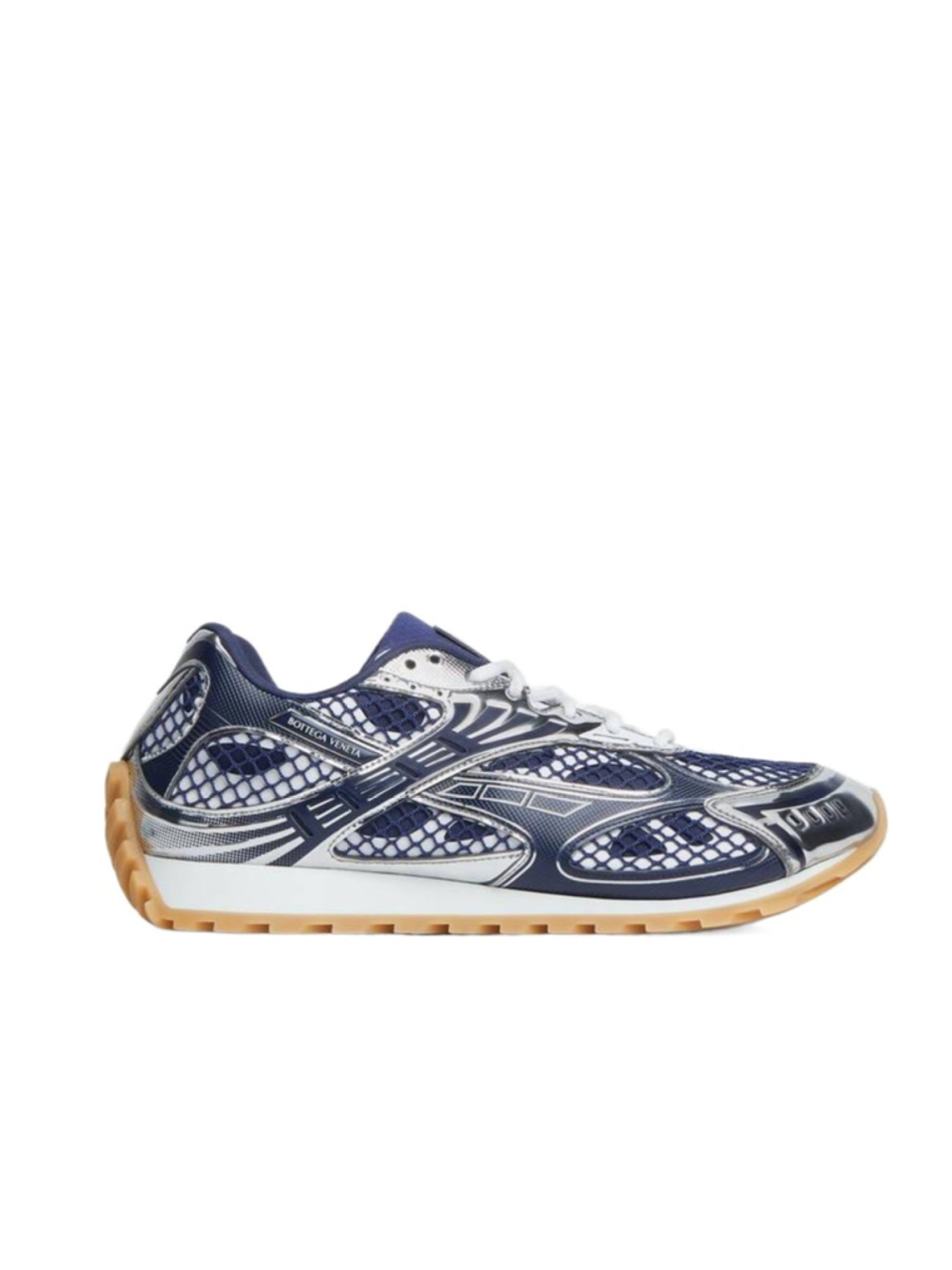 Bootega Veneta orbit lace silver/navy