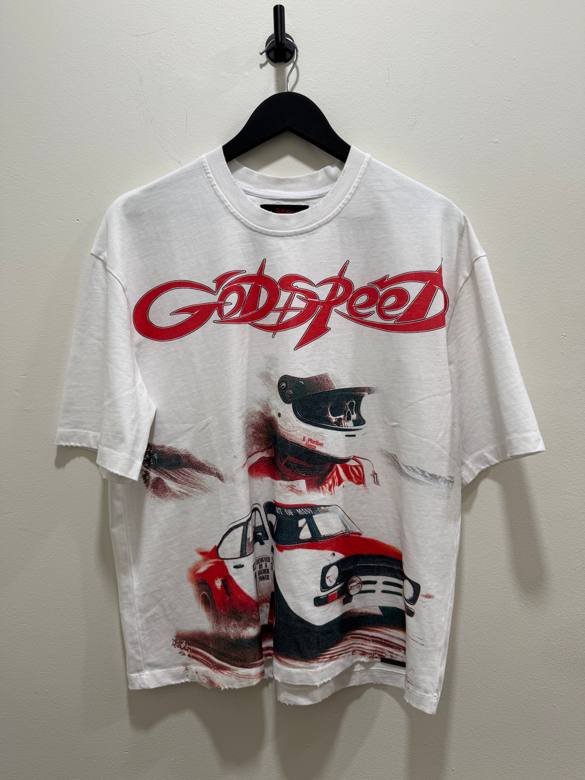 Godspeed Speed Racer Tee White