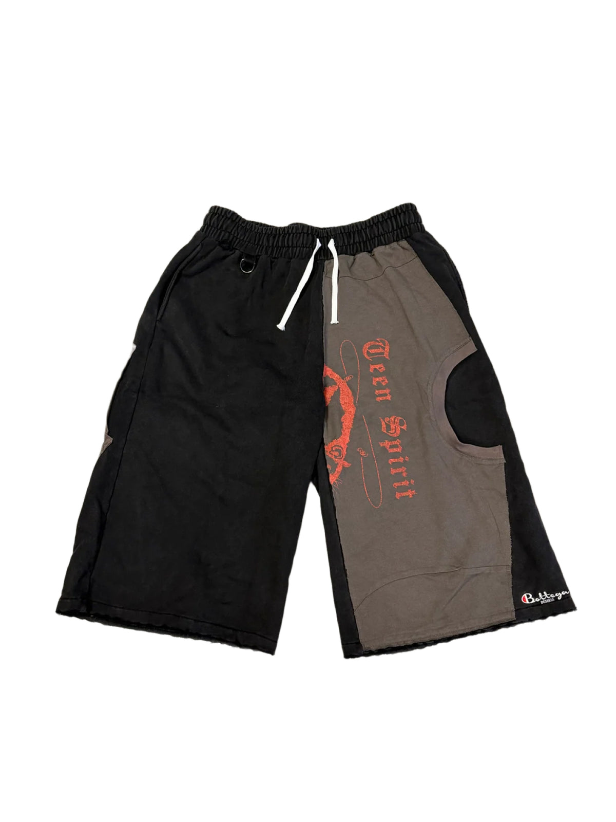 Bottega Desires Reconstructed 3/4 Sweat Shorts