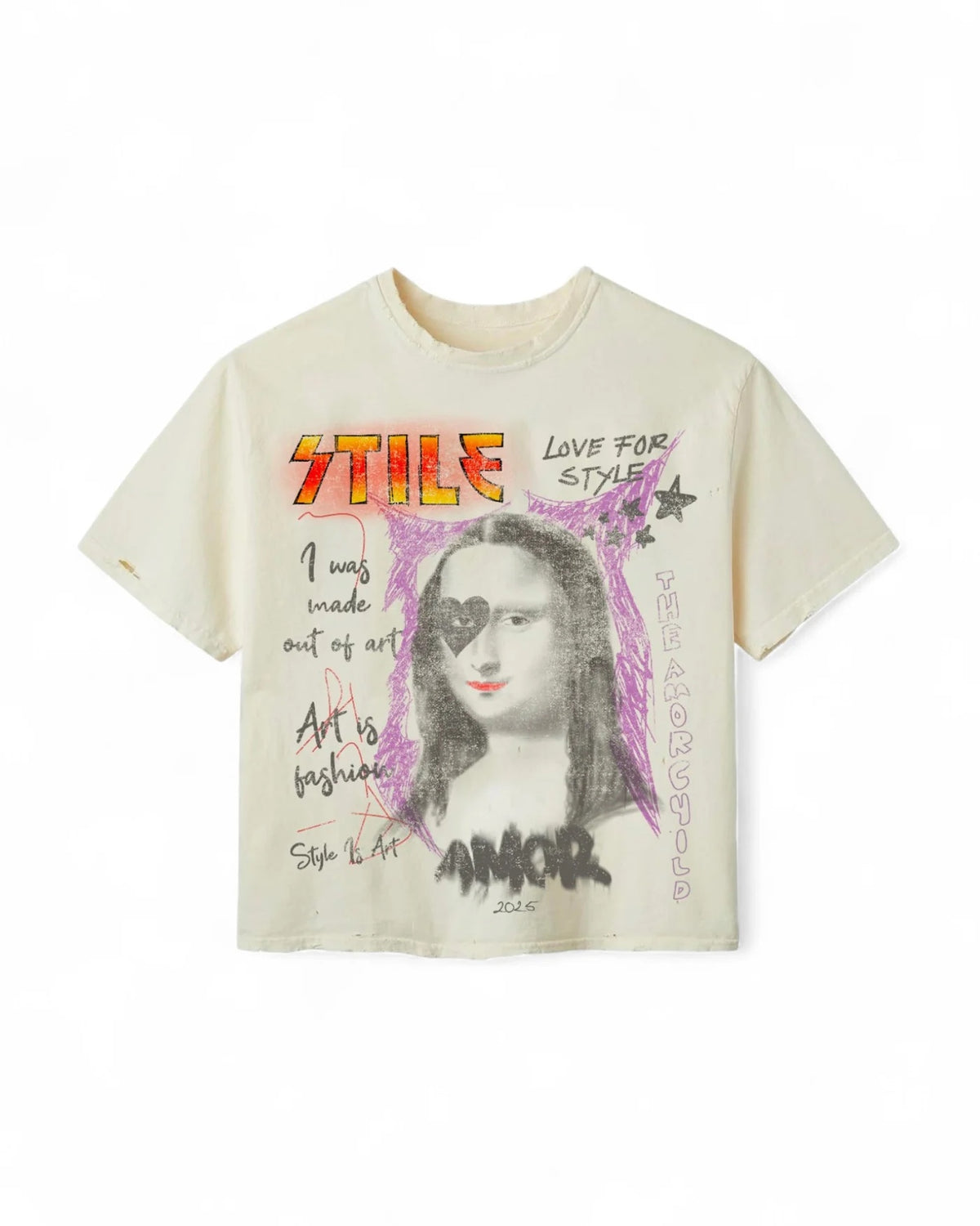 Stile DeAmor Cream Monalisa Tee