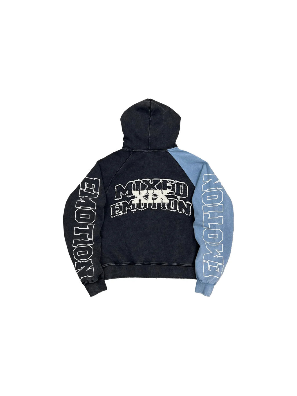 Mixed Emotions Blue Split Decision Hoodie
