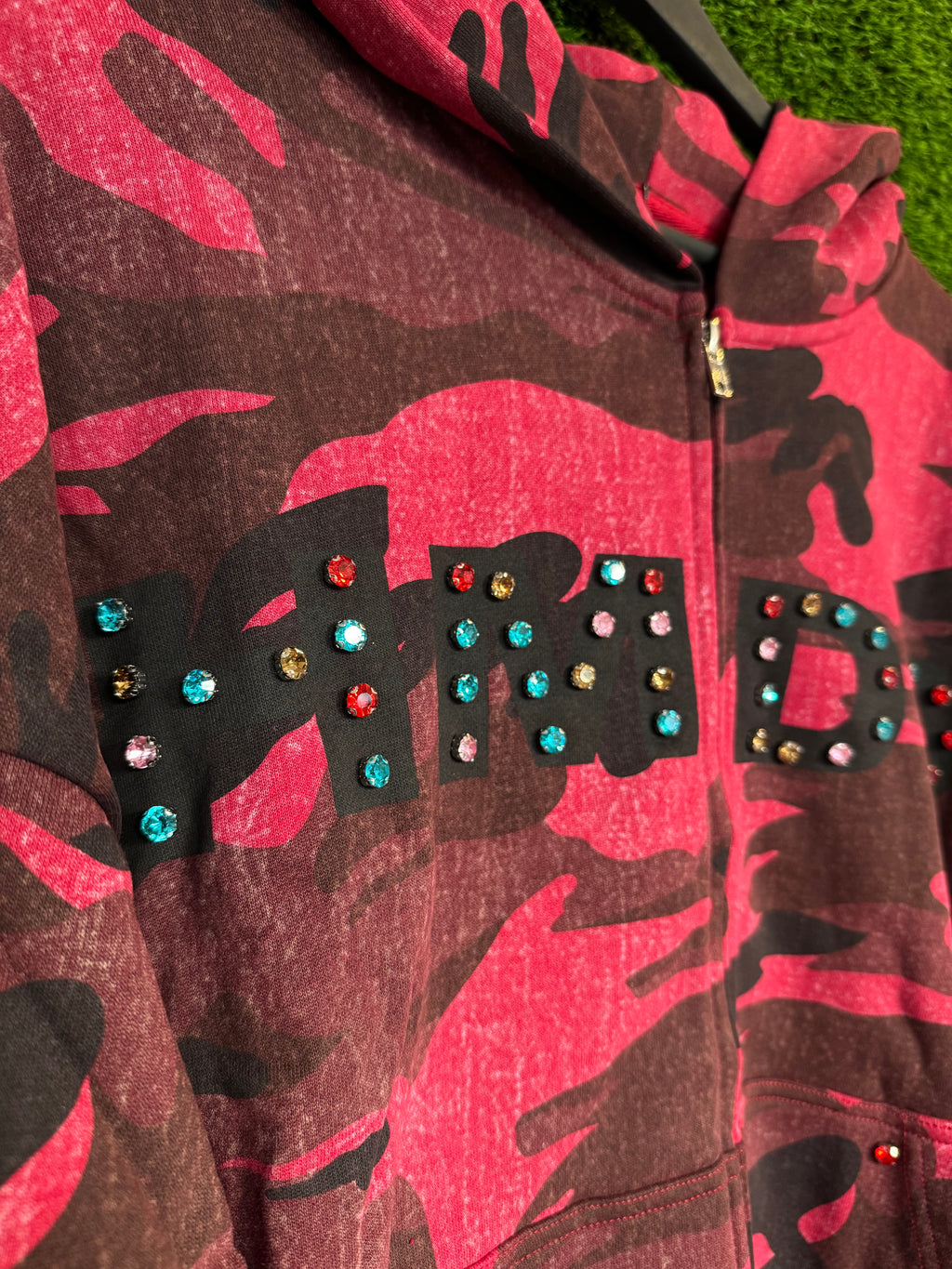 HMDD Red Camo Chimestone Zip Up