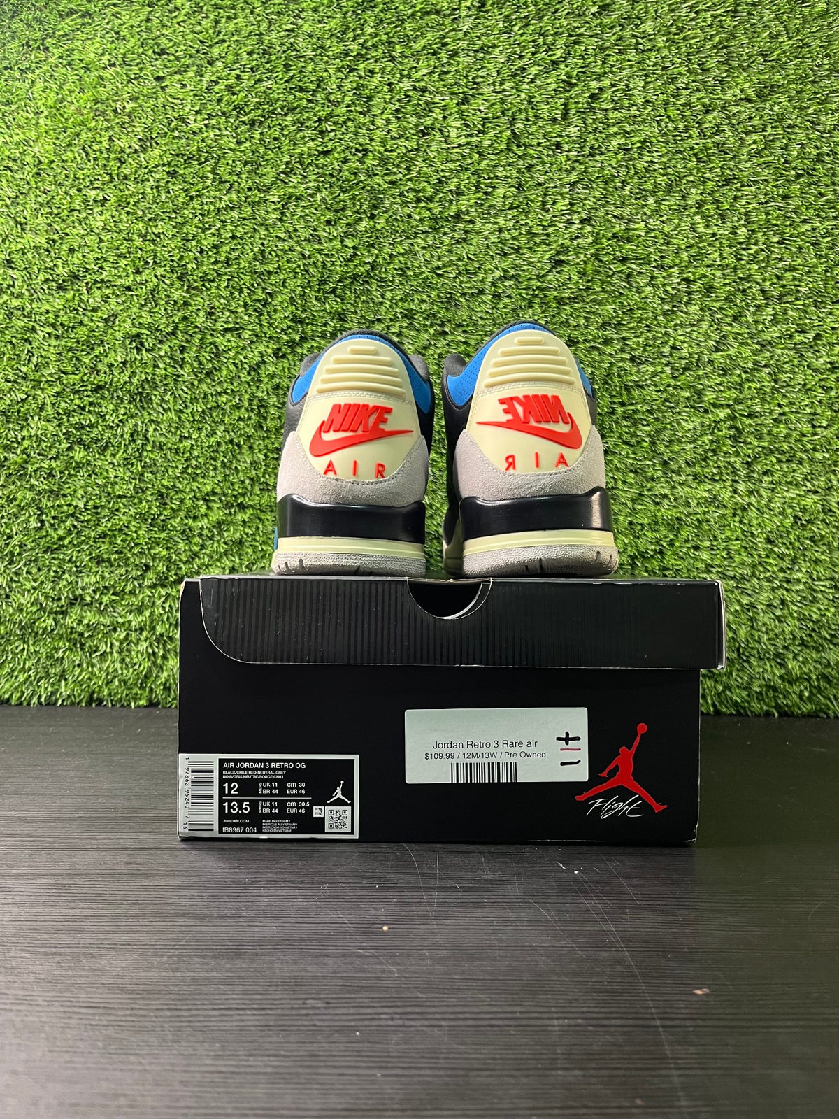 Jordan Retro 3 Rare air