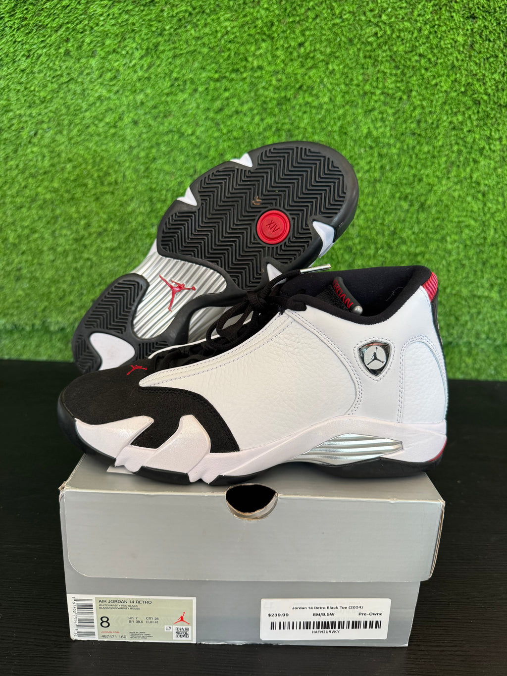 Jordan 14 Retro Black Toe (2024)