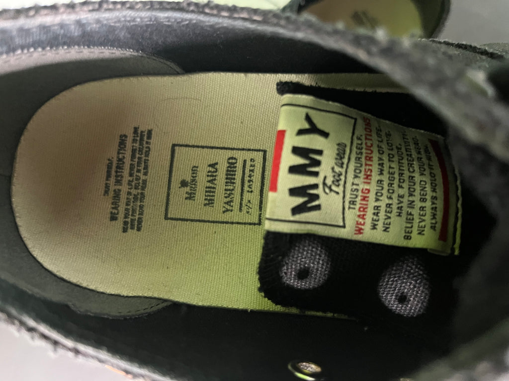 Maison Mihara Yasuhiro Wayne OG Sole Canvas Low Black