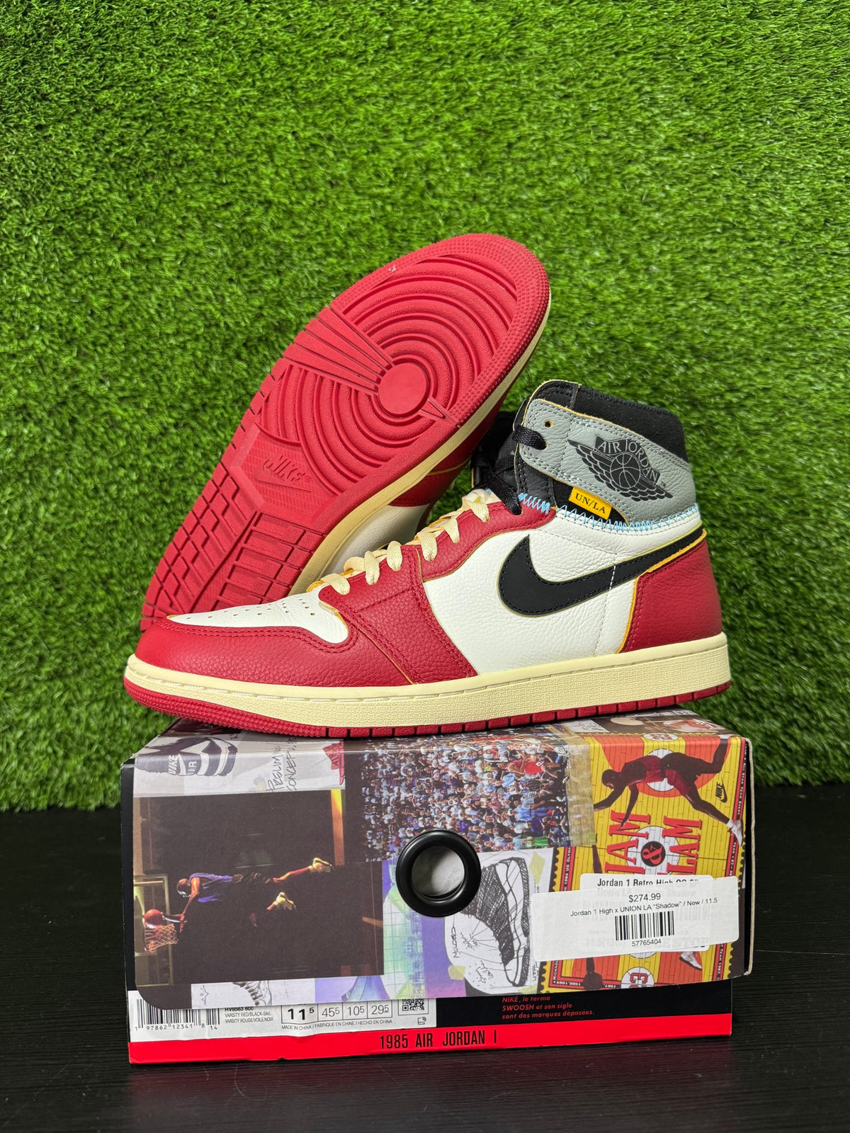 Jordan 1 Retro High OG SP Union LA Chicago Shadow