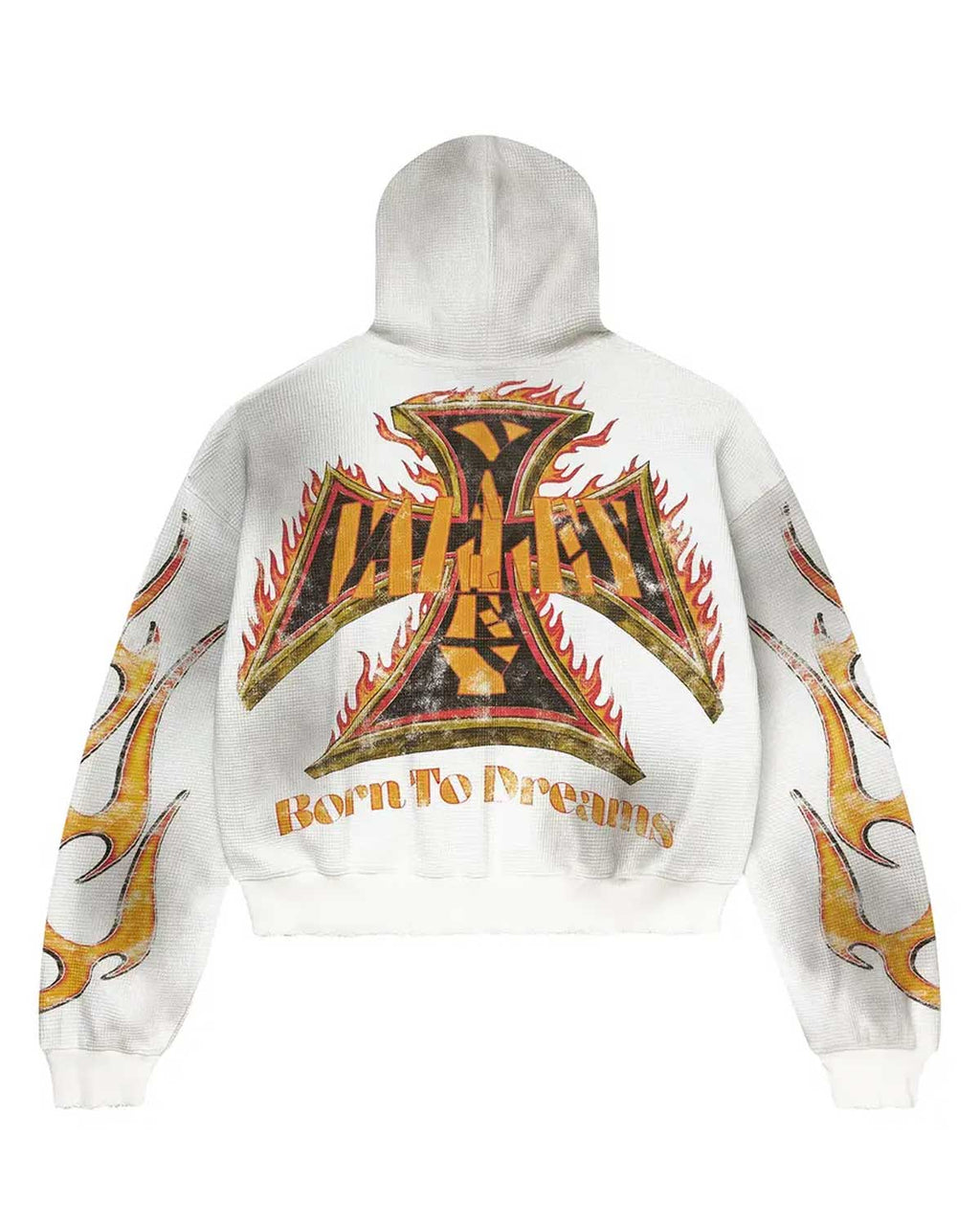 Vale Forever Forever Reborn Waffle Zip Up Hoodie