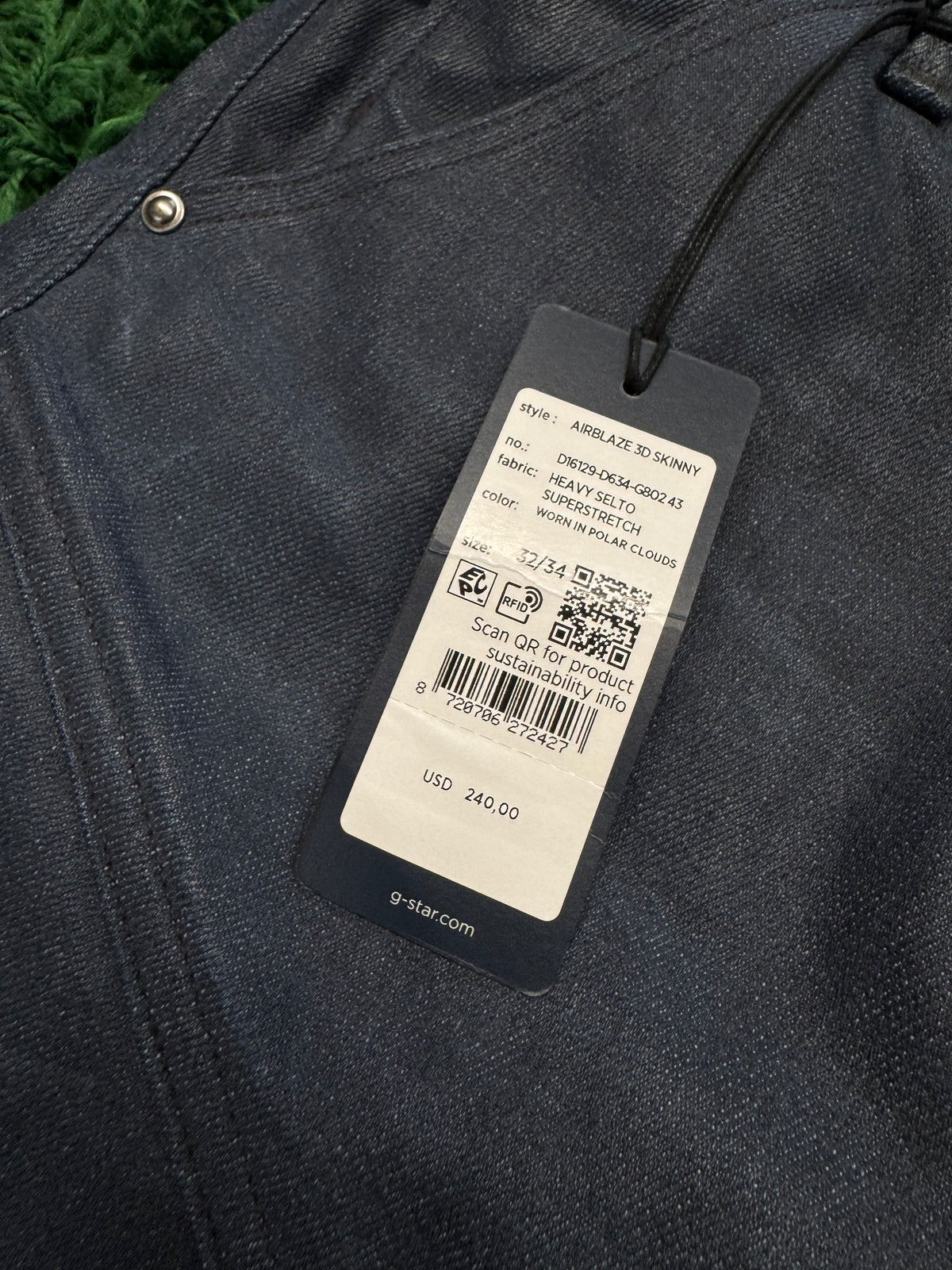 G-Star 3D Airblaze Denim Blue