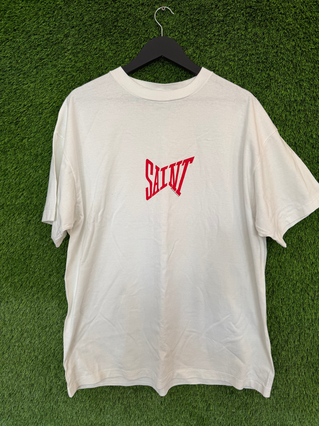 Saint Micheal red logo tee