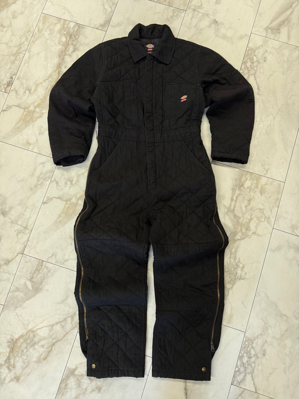 Supreme Dickies Quilted Denim Coverall Black