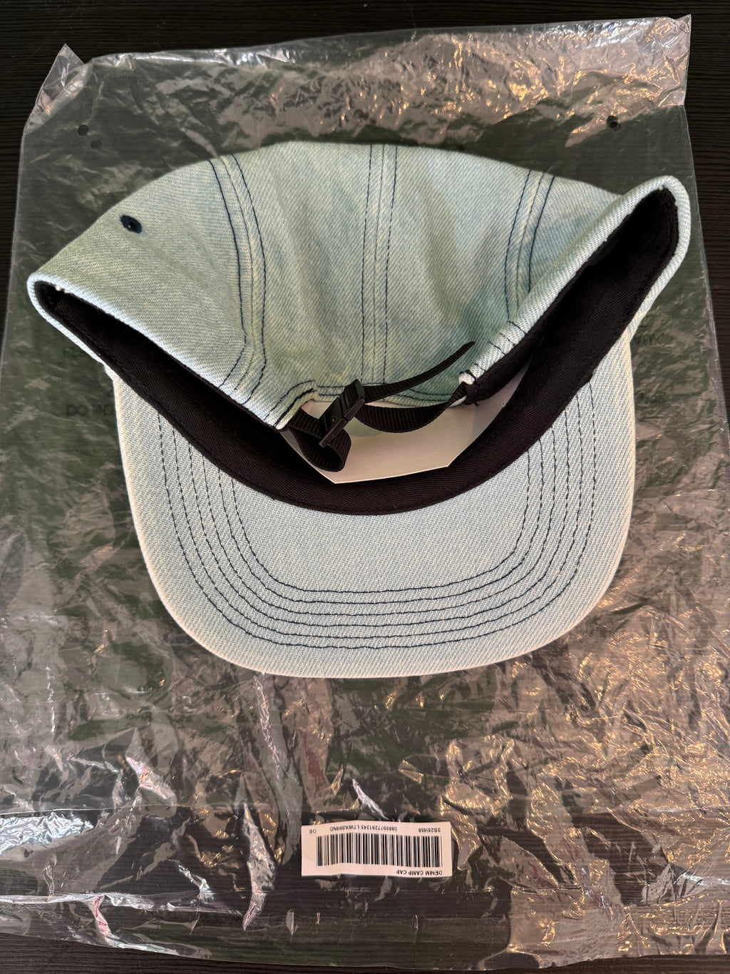 Supreme Denim Camp Cap Blue