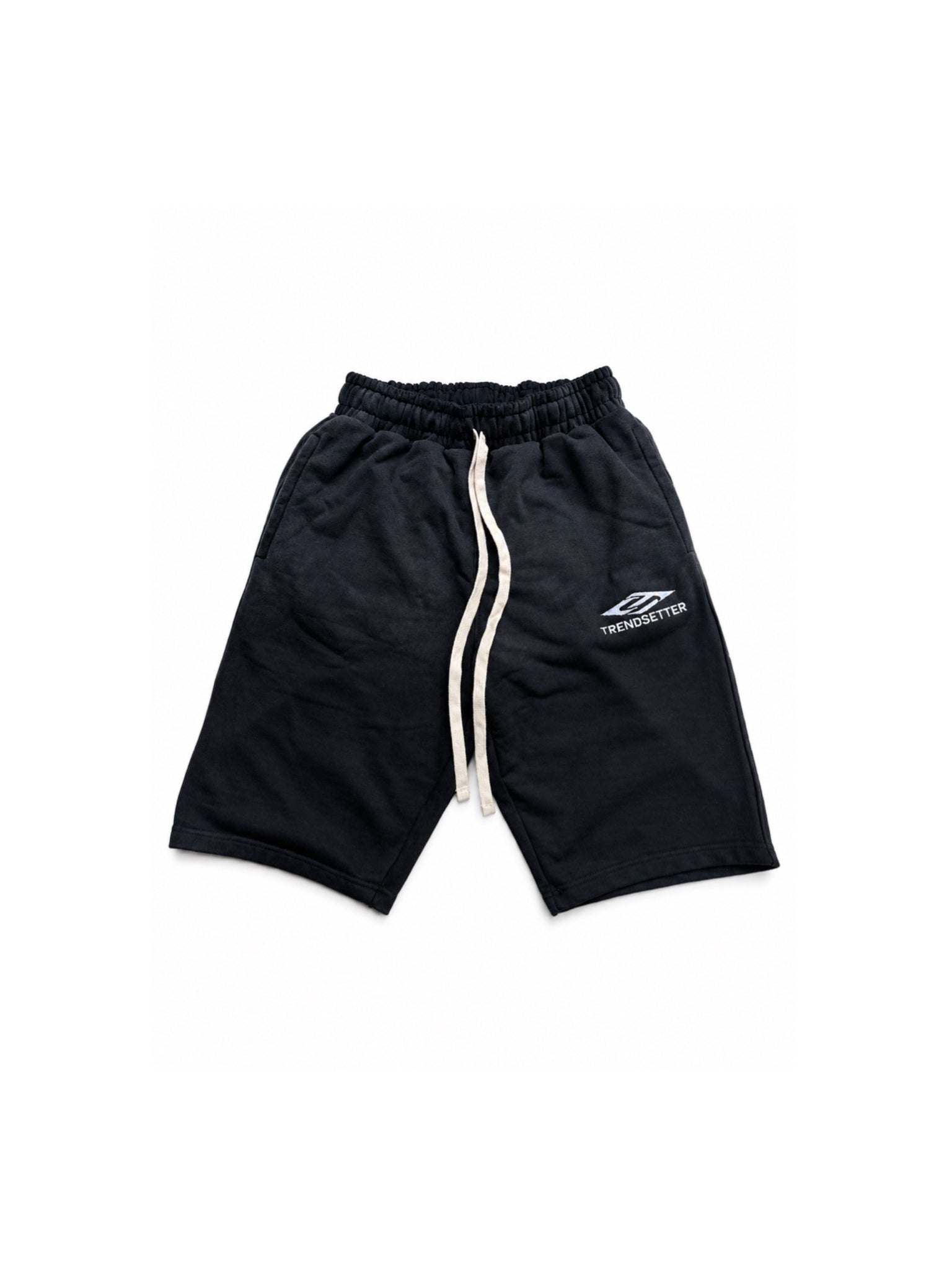 Trendsetter studios oversized black cotton shorts