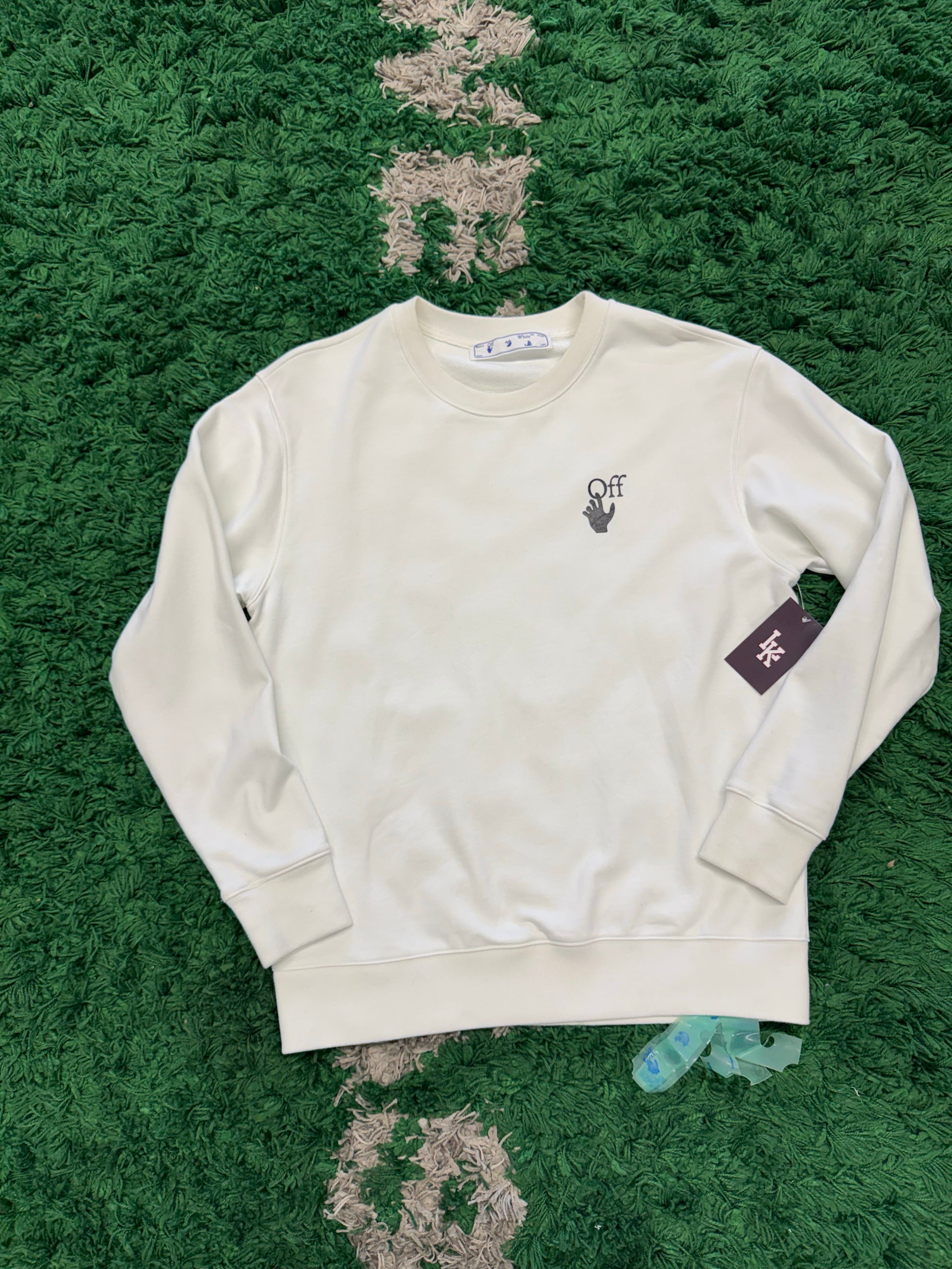 OFF-WHITE Degrade Arrows Crewneck White