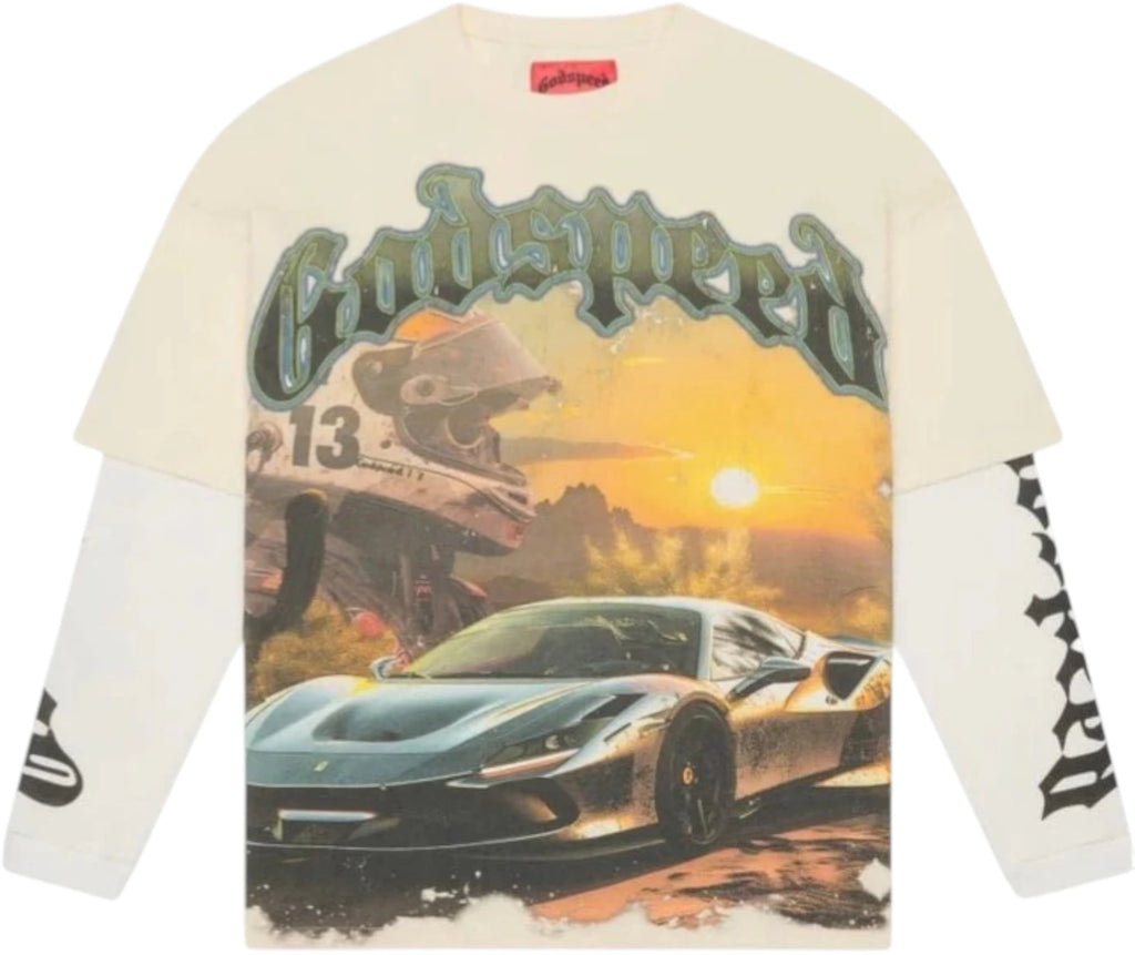 Godspeed Sunset Drift Layered Tee Bone