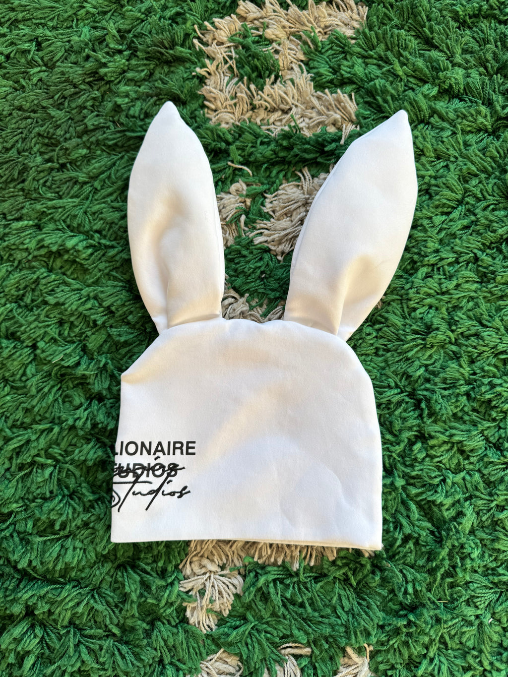 Billionaire Studios Pointy Ear Beanie White