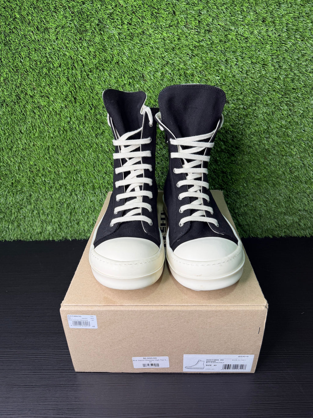 Rick Owens Hollywood DRKSHDW High Black Milk
