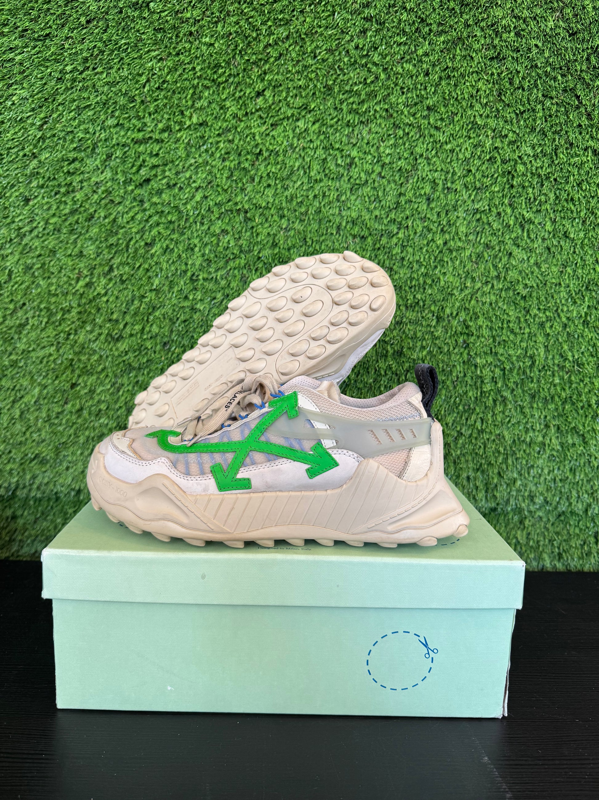 Off-White Odsy-1000 Beige Green
