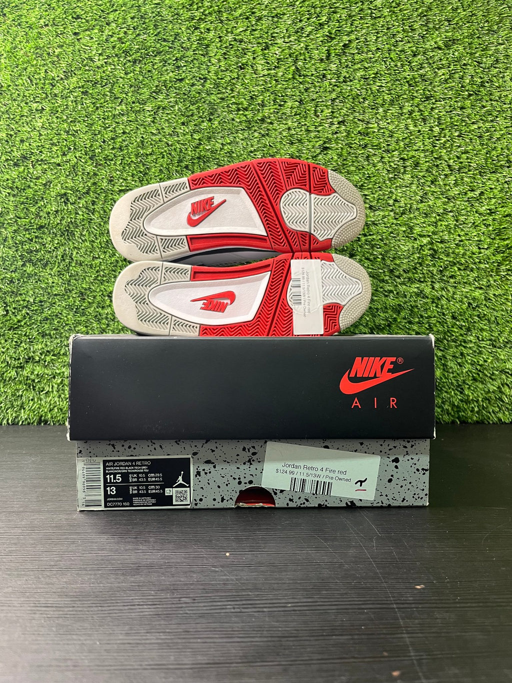 Jordan Retro 4 Fire red