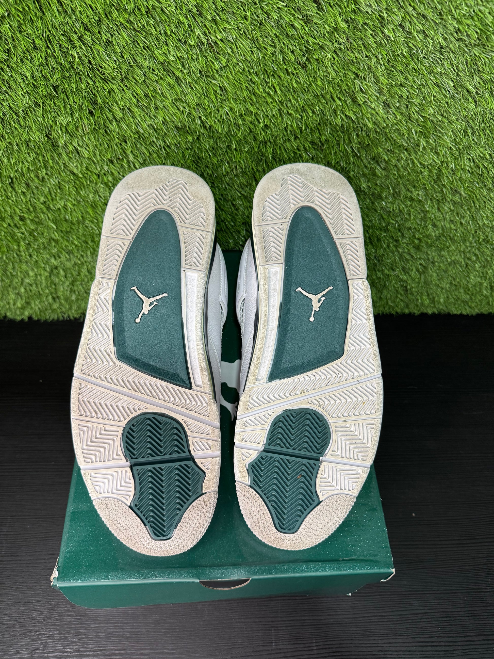 Jordan Retro 4 oxidized green
