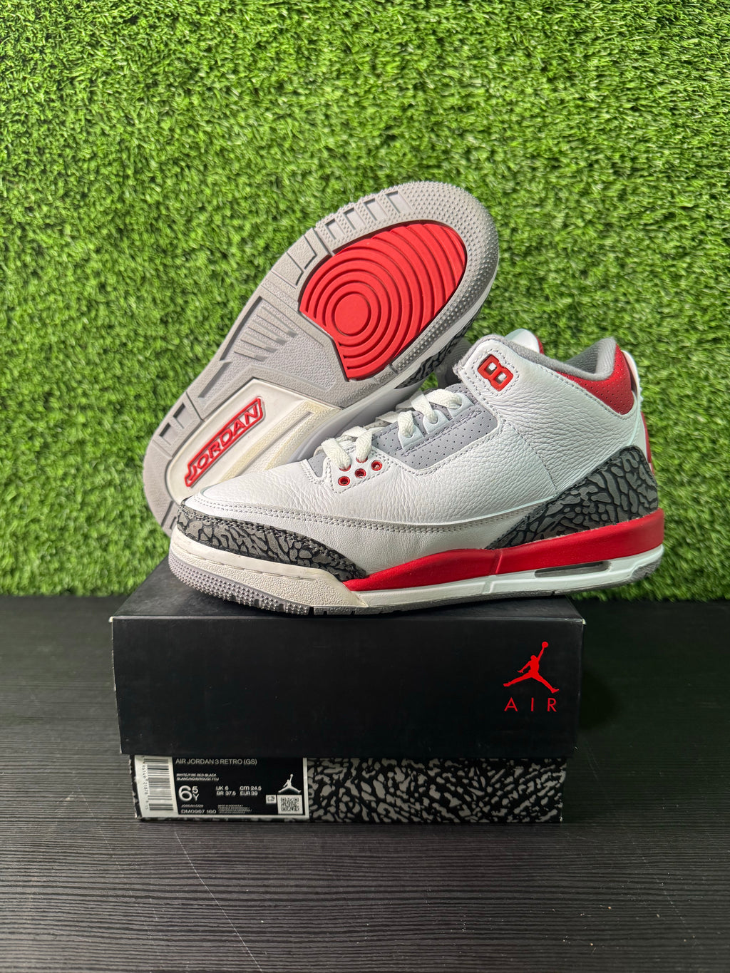Jordan 3 Retro Fire Red (2022) (GS)