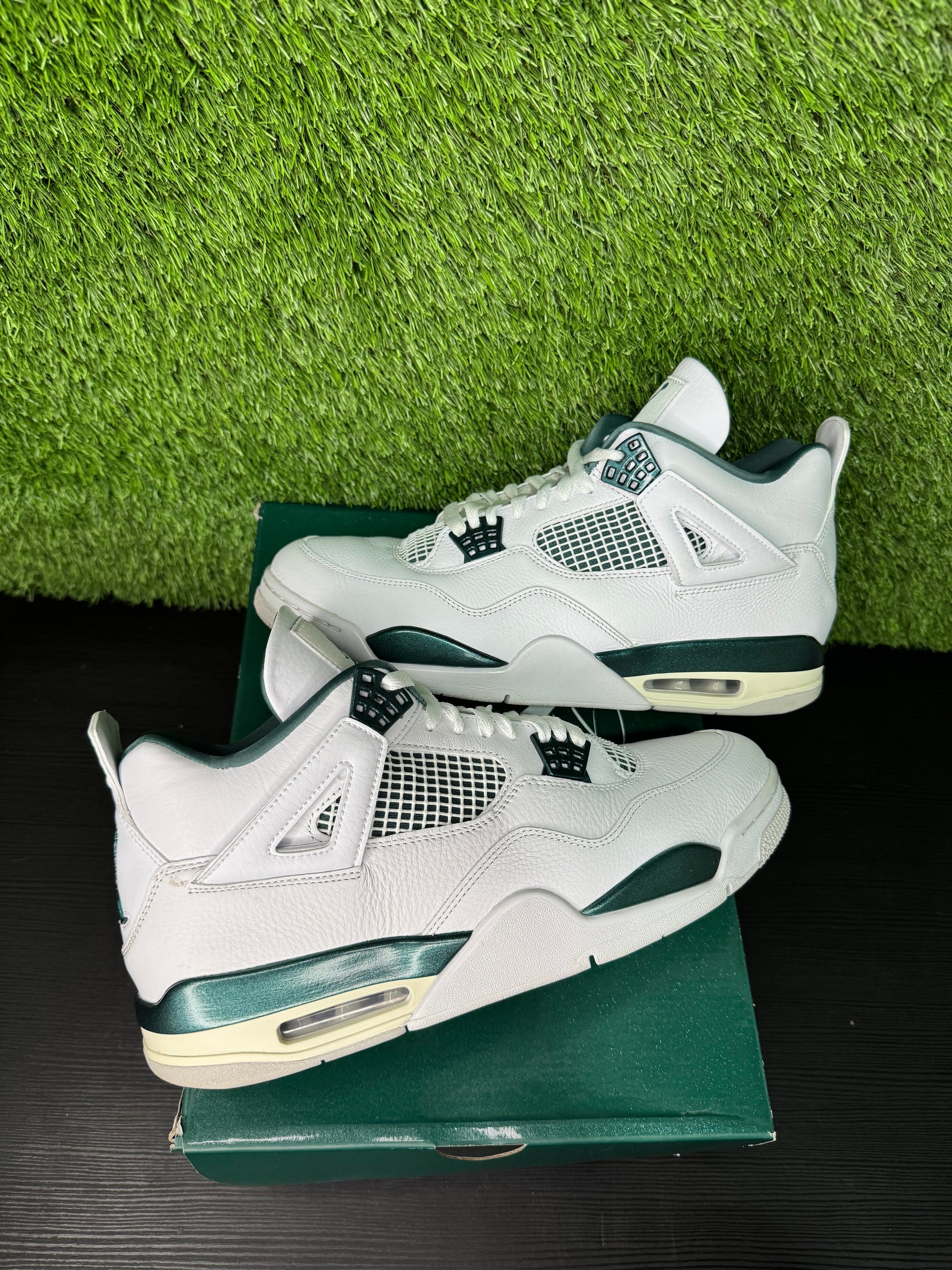 Jordan Retro 4 oxidized green