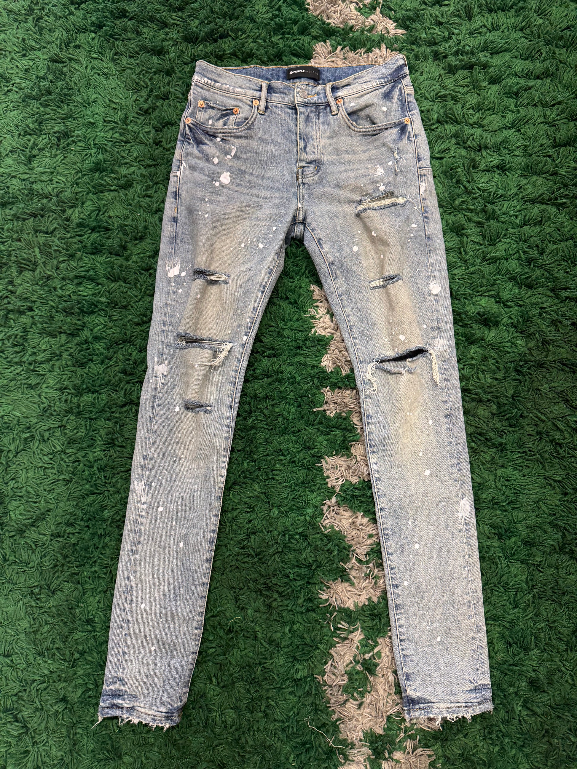 Purple Brand Skinny Denim Light Blue