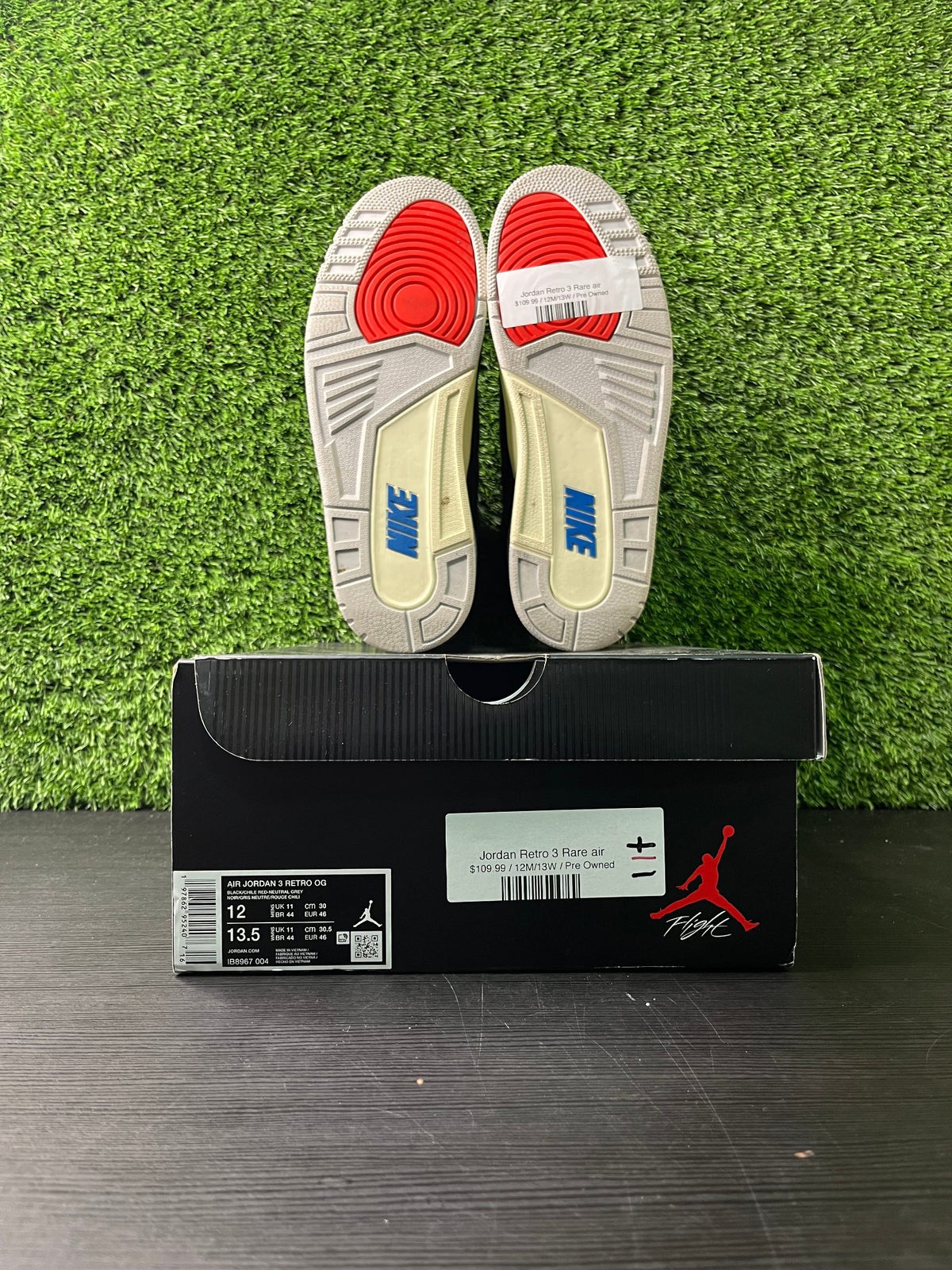 Jordan Retro 3 Rare air