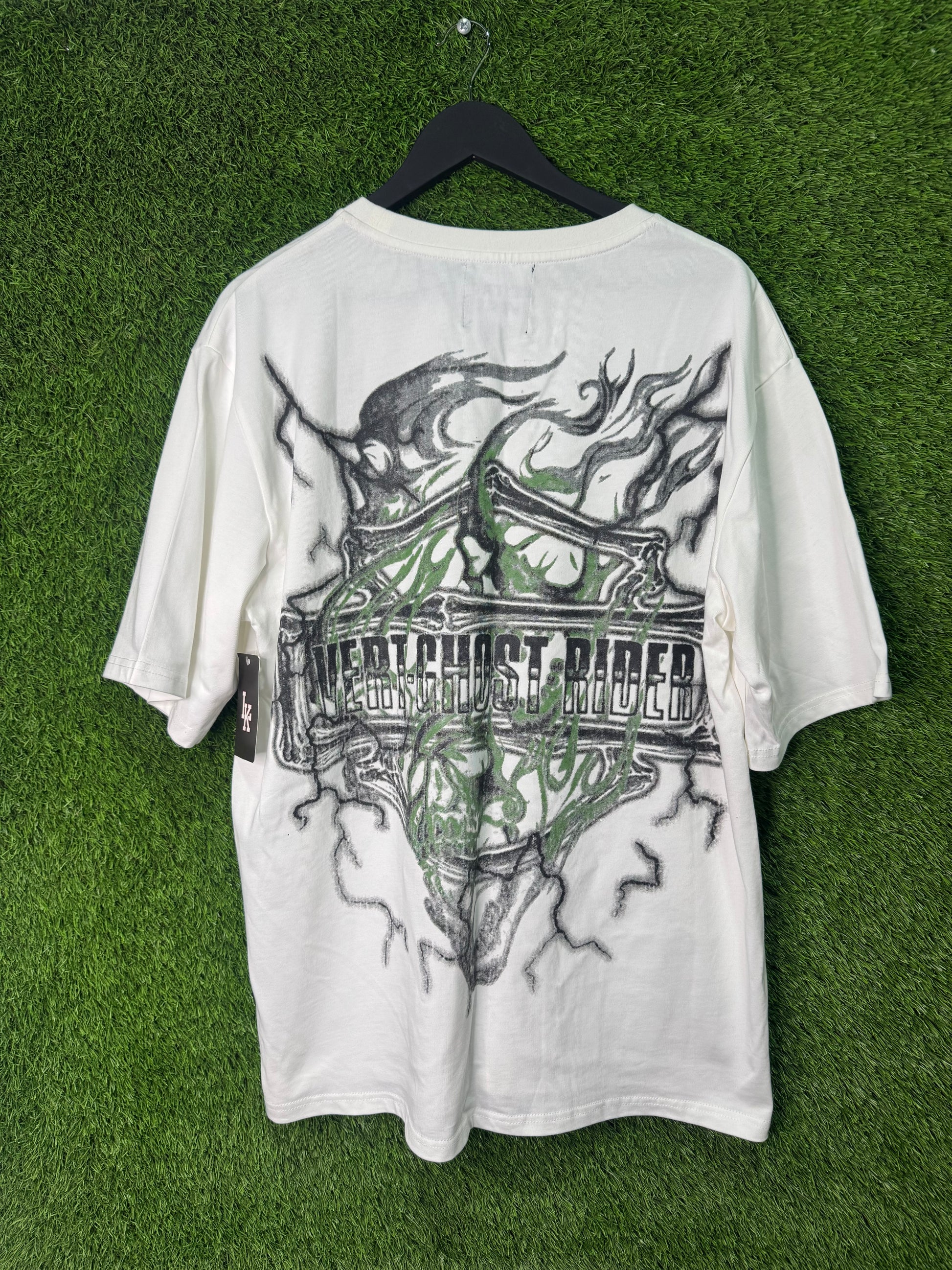 Retrovert ghost rider tshirt (white)