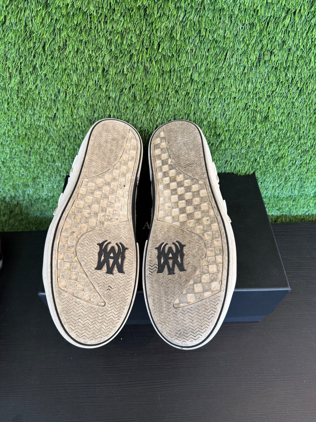 AMIRI Sunset Skate Low Birch Black