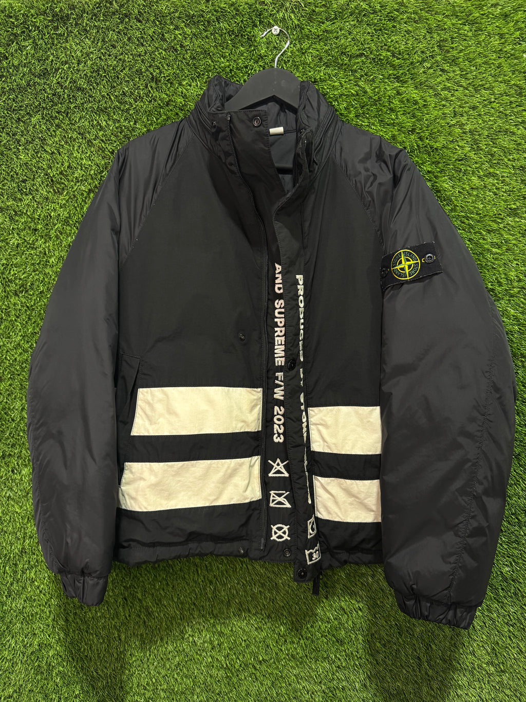 Supreme X Stone Island Reversible Puffer Jacket