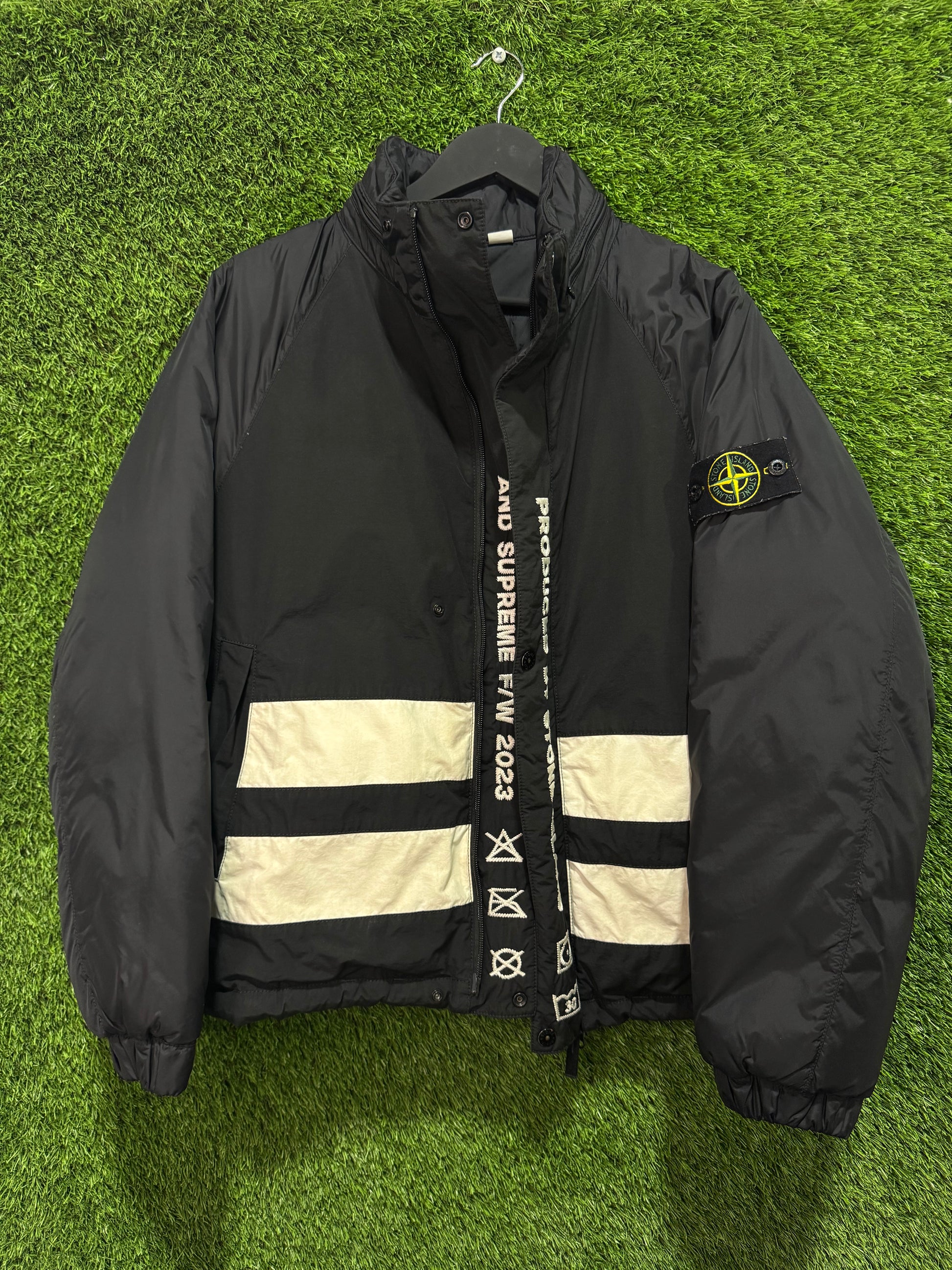 Supreme X Stone Island Reversible Puffer Jacket