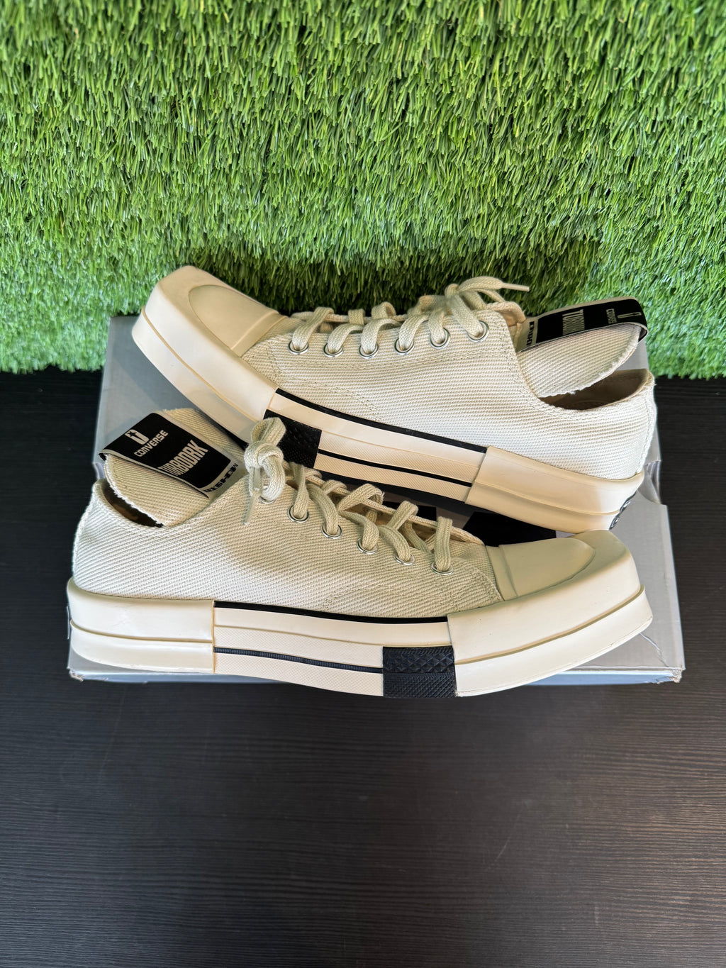 Converse TURBODRK Chuck Taylor All Star 70 Ox Rick Owens DRKSHDW White